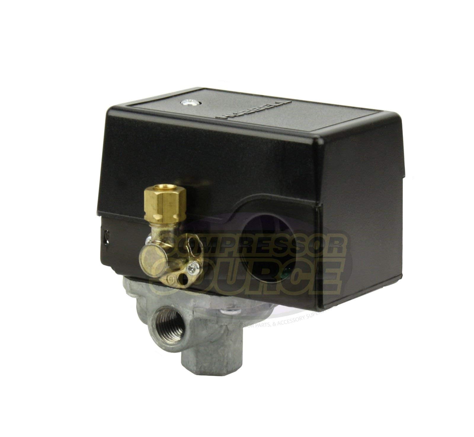 Pressure Switch For Air Compressor Made By Furnas / Hubbell 69Jf7Ly2C 95 125 Four Port W/ Unloader & On/Off Lever