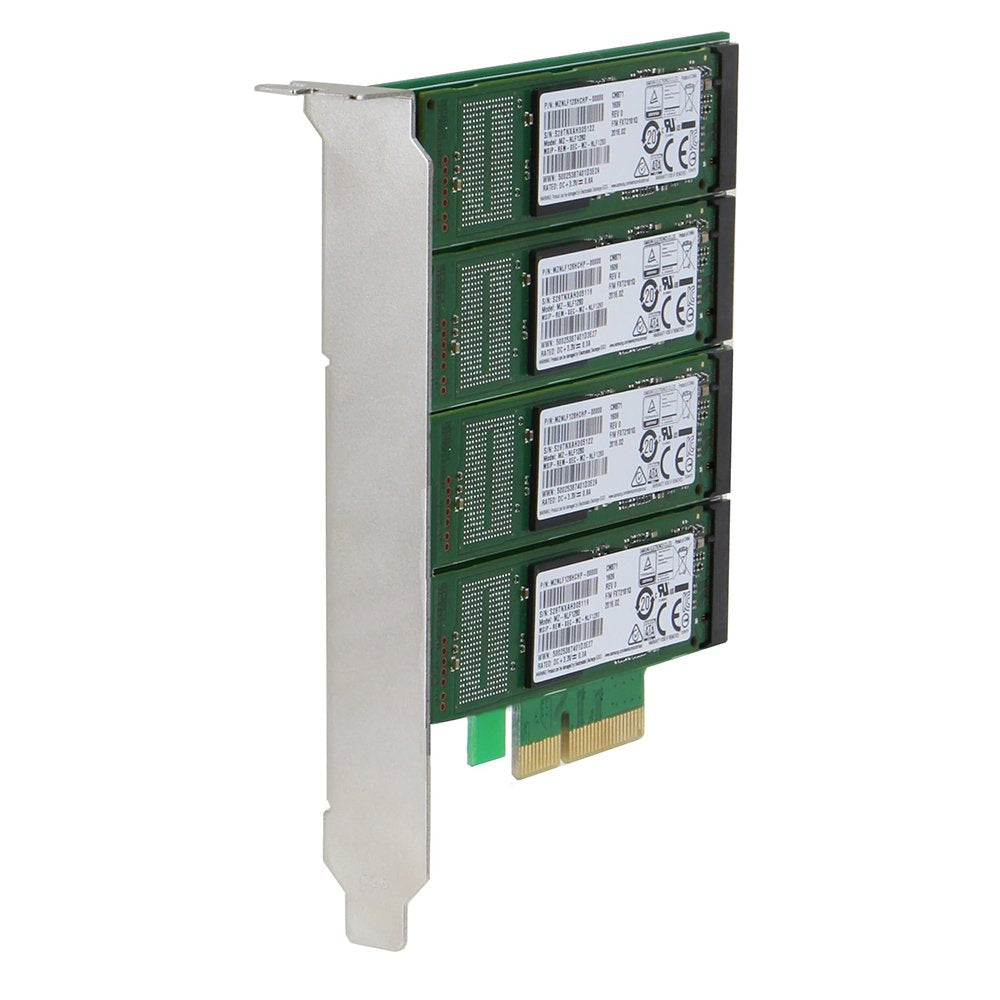 Sedna Se Pcie M2Ssdx4 R Ma Interface Cards/Adapter M.2 Internal   Accessory (Pcie, M.2, Pcie 2.0, Black, Green, Box, 6 Gb/S)