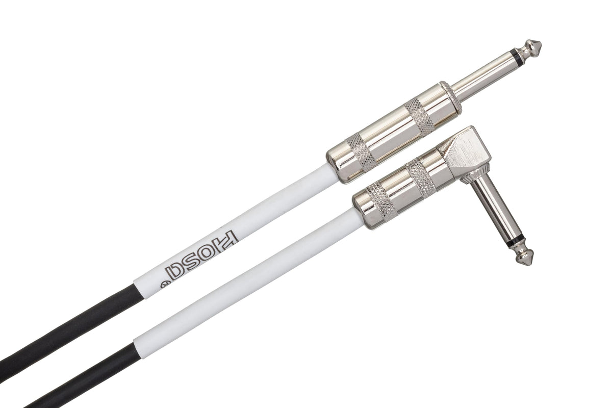 Hosa Gtr 220R Guitar Cable Straight To Right Angle Connector, 20 Foot