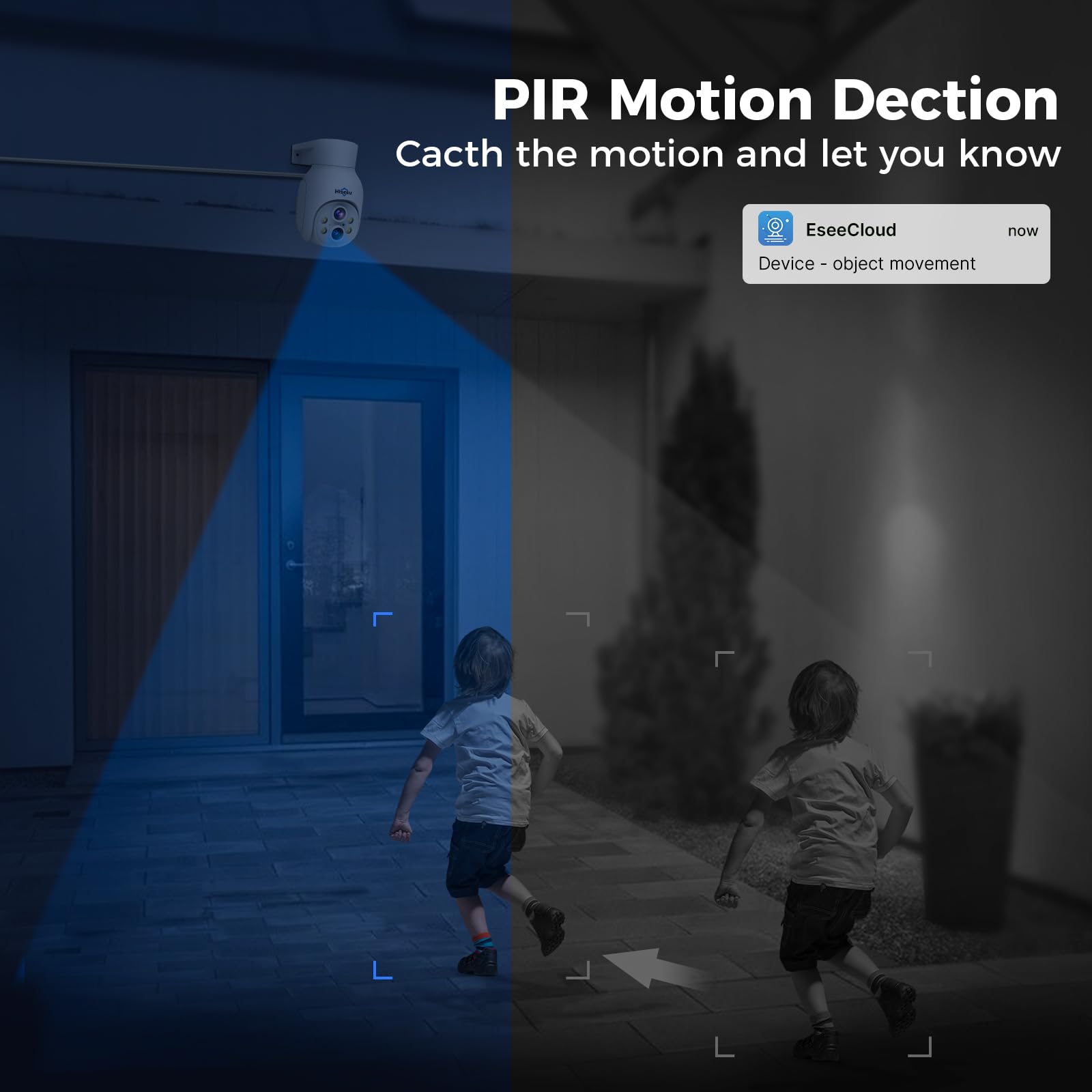 Hiseeu Wireless Security Camera System 2K Dual Lens [Wifi Pro& Plug In Power] No Subscription,10X Zoom Security System Outdoor Camera With 12'' Monitor Dvr,3Tb,4 Cam Kit With 350� Pan & Tilt,16Ch