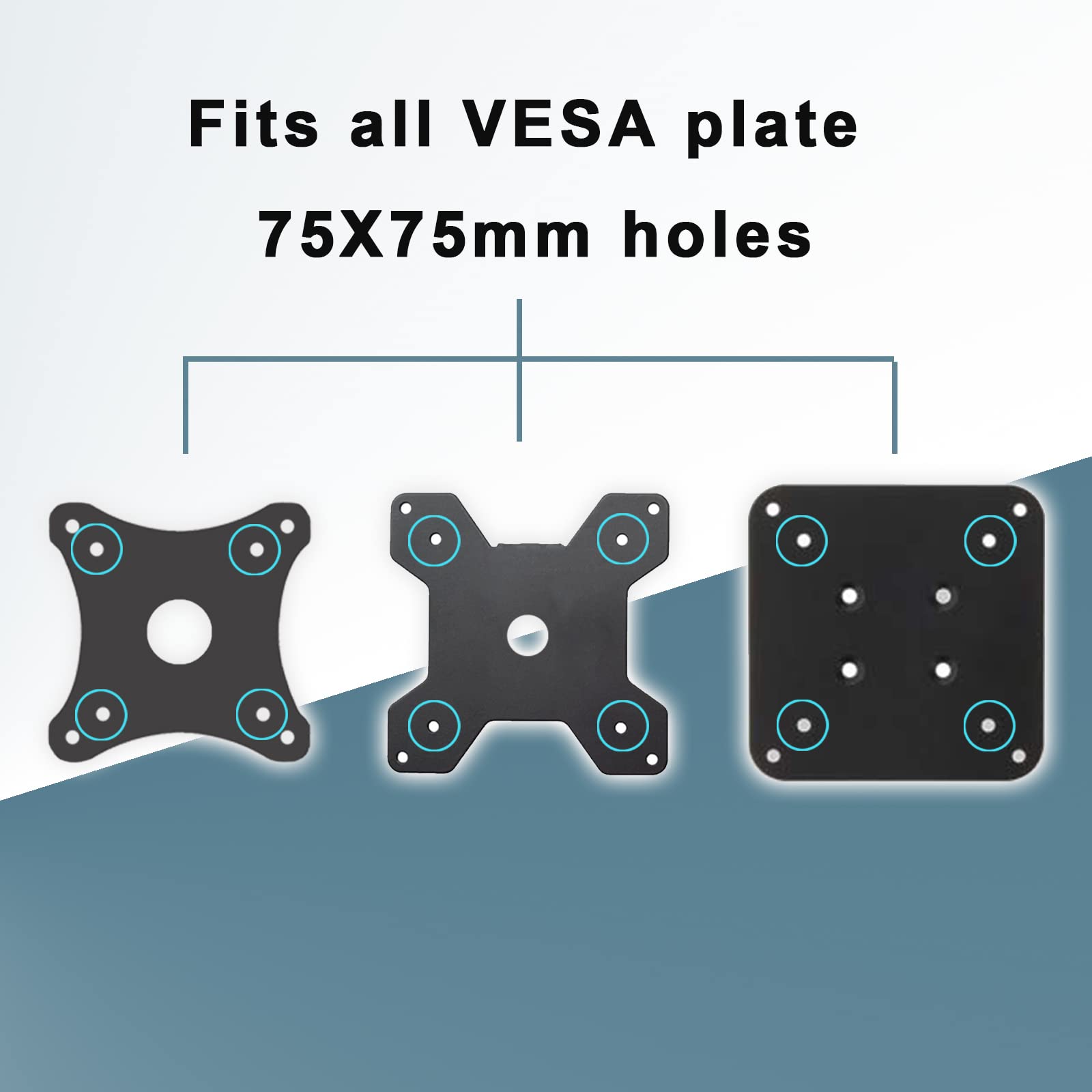 Universal Monitor Vesa Mount Adapter For Non Vesa 13 27 Inch Computer Monitors Tablets Ipad Vesa Mounting Arm Stand Bracket Kit