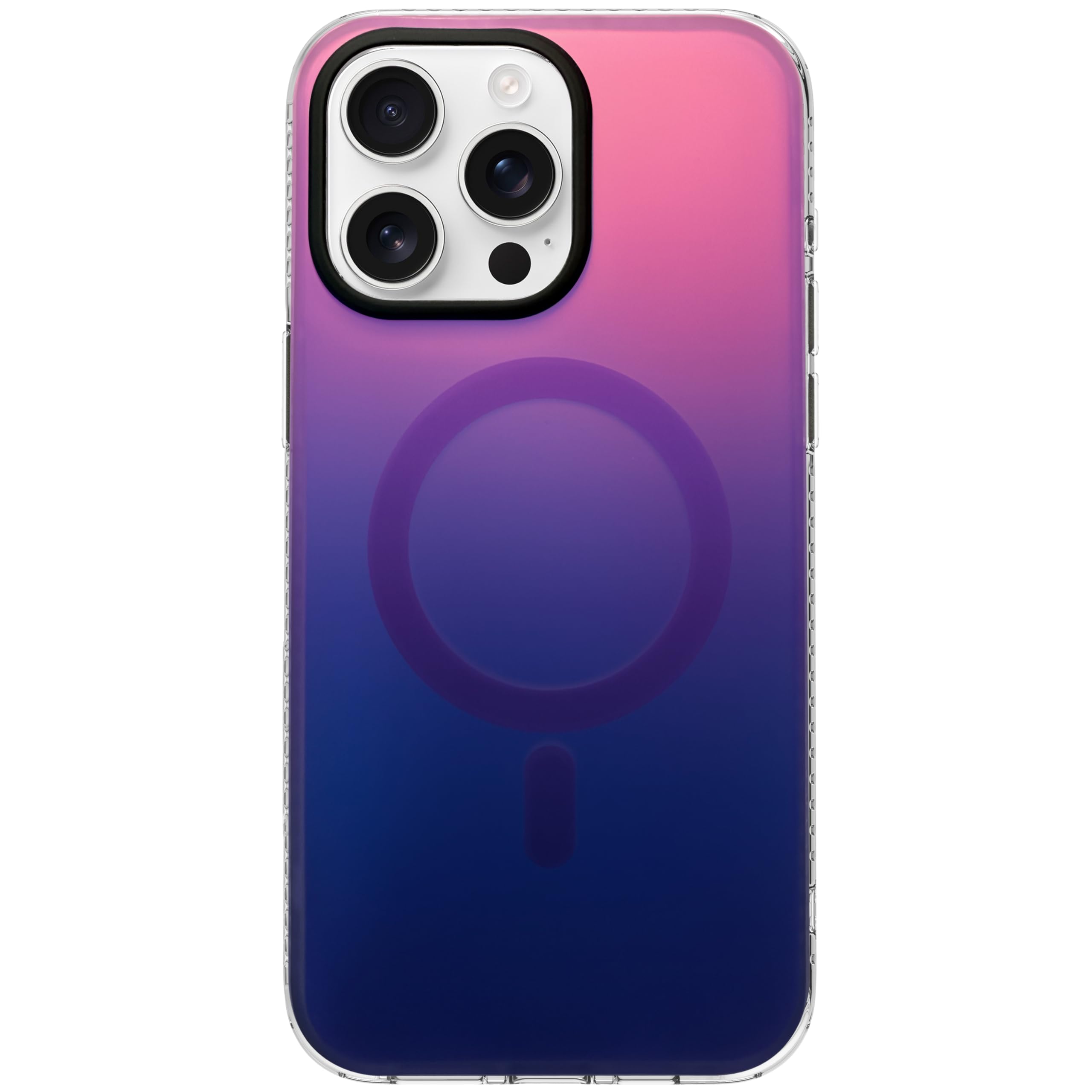 Gradient Case for The iPhone 14 Pro Max - Purple Multi-Color Ombre Design, Impact-Resistant and with Magnets
