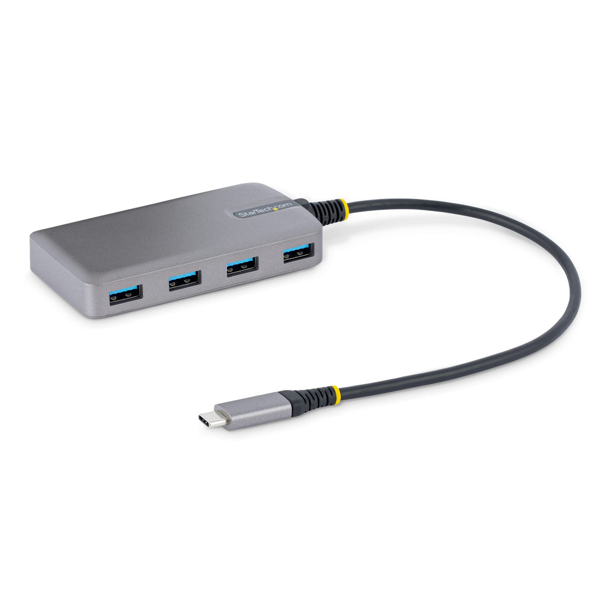 Startech.Com 4 Port Usb C Hub   5Gbps   Bus Powered   Usb C To 4X Usb A Hub W/ Optional Auxiliary Power Input   Portable Desktop