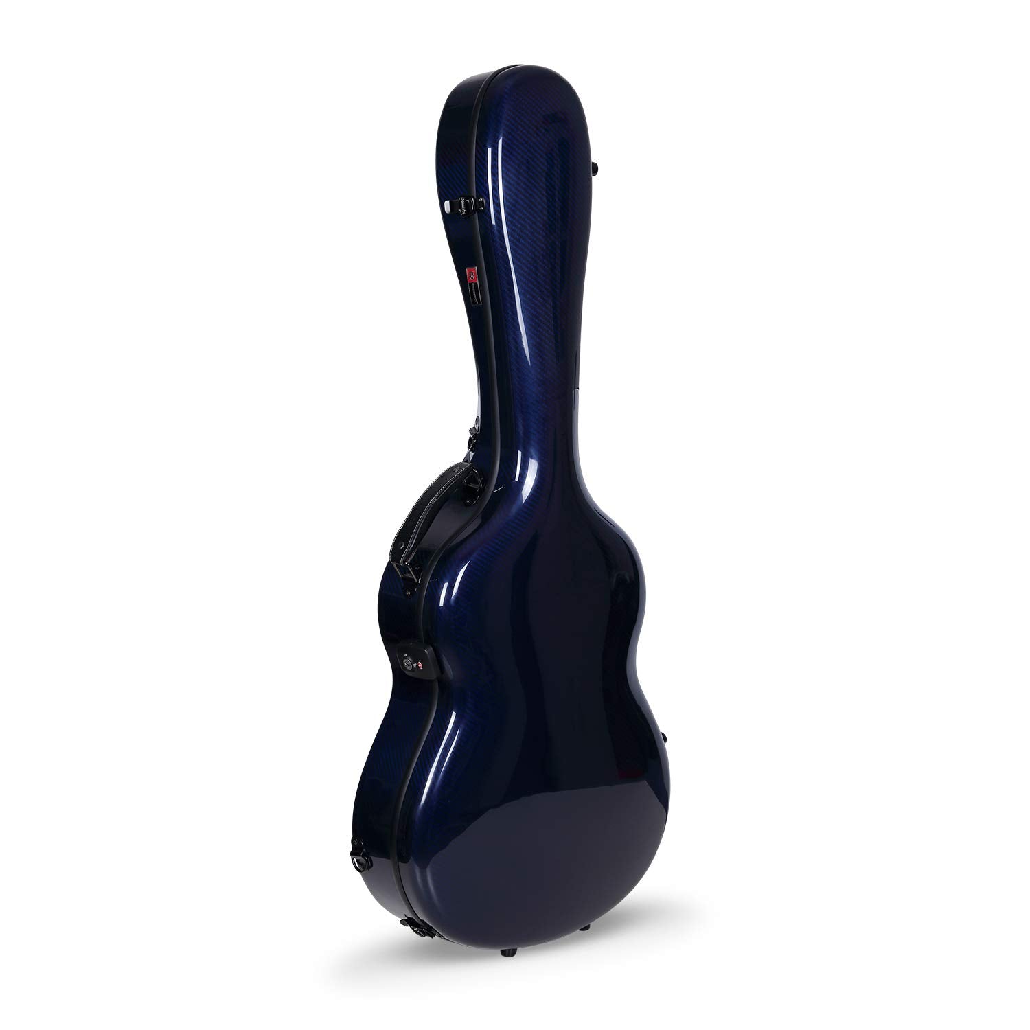 Crossrock Dreadnought Acoustic Guitar Flight Case, 100% Carbon Fiber Hard Shell with Backpack and Protective Cover(CRF6020DNVBL)