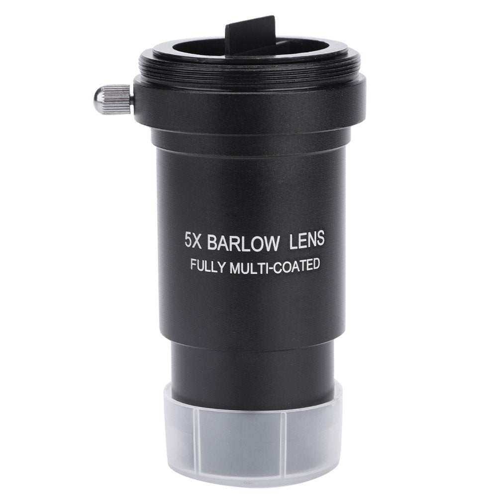 Barlow Lens,Multicoated 1.25'' 5X Barlow Lens M42 Thread For 31.7Mm Telescopes Eyepiece,No Chromatic Aberration