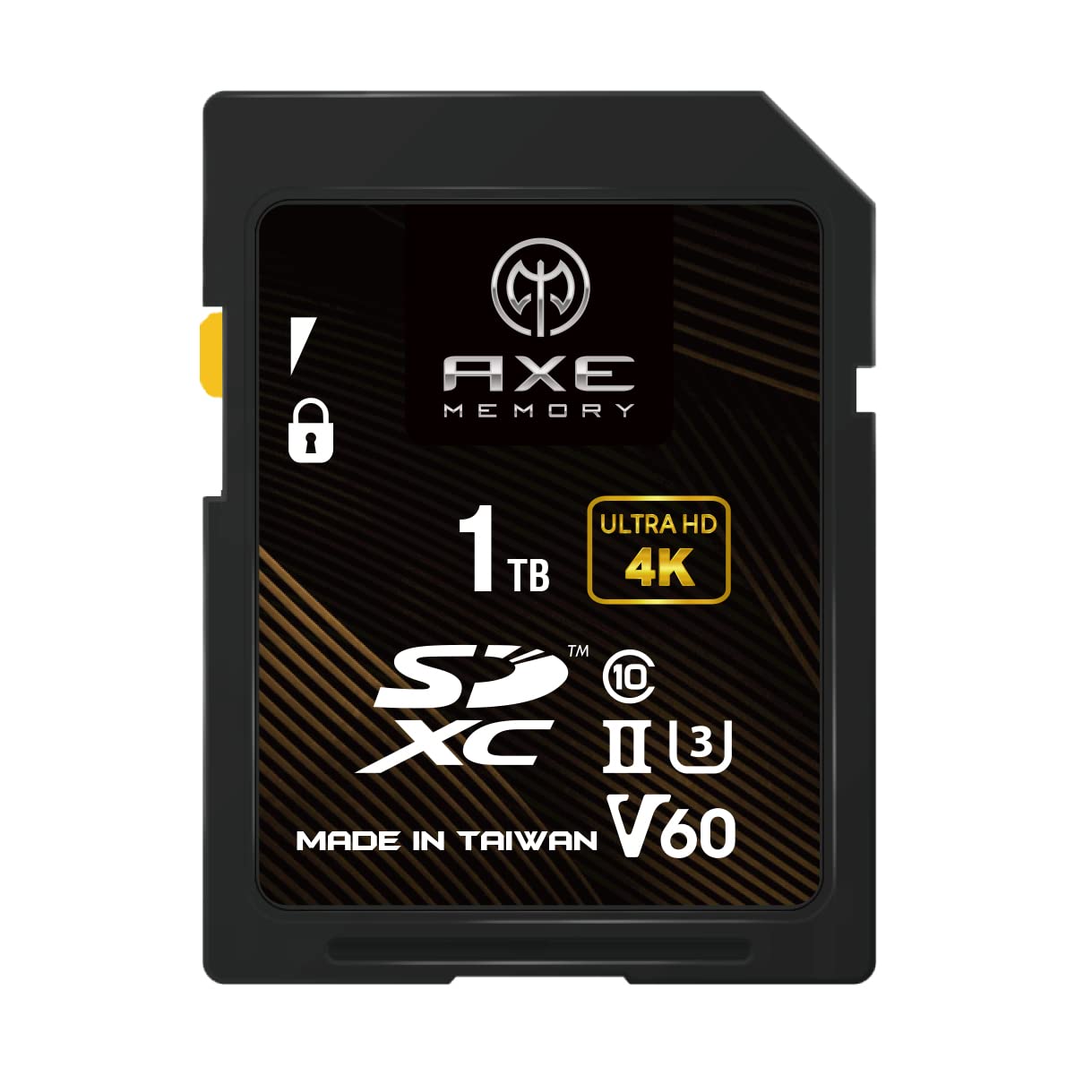 Axe Memory Sd Card 1Tb V60, 245Mb/S Uhs Ii U3 4K Ultra Full Hd, Professional Grade Sdxc Memory Card