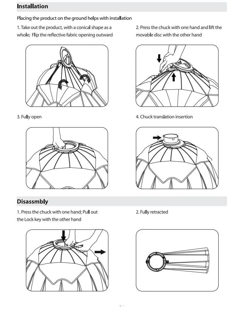 Aputure Light Dome Iii Softbox,Bowens With Diffuser Cloth And Honeycomb Grid Quick Folding Setup For Photography Studio Video,Fo