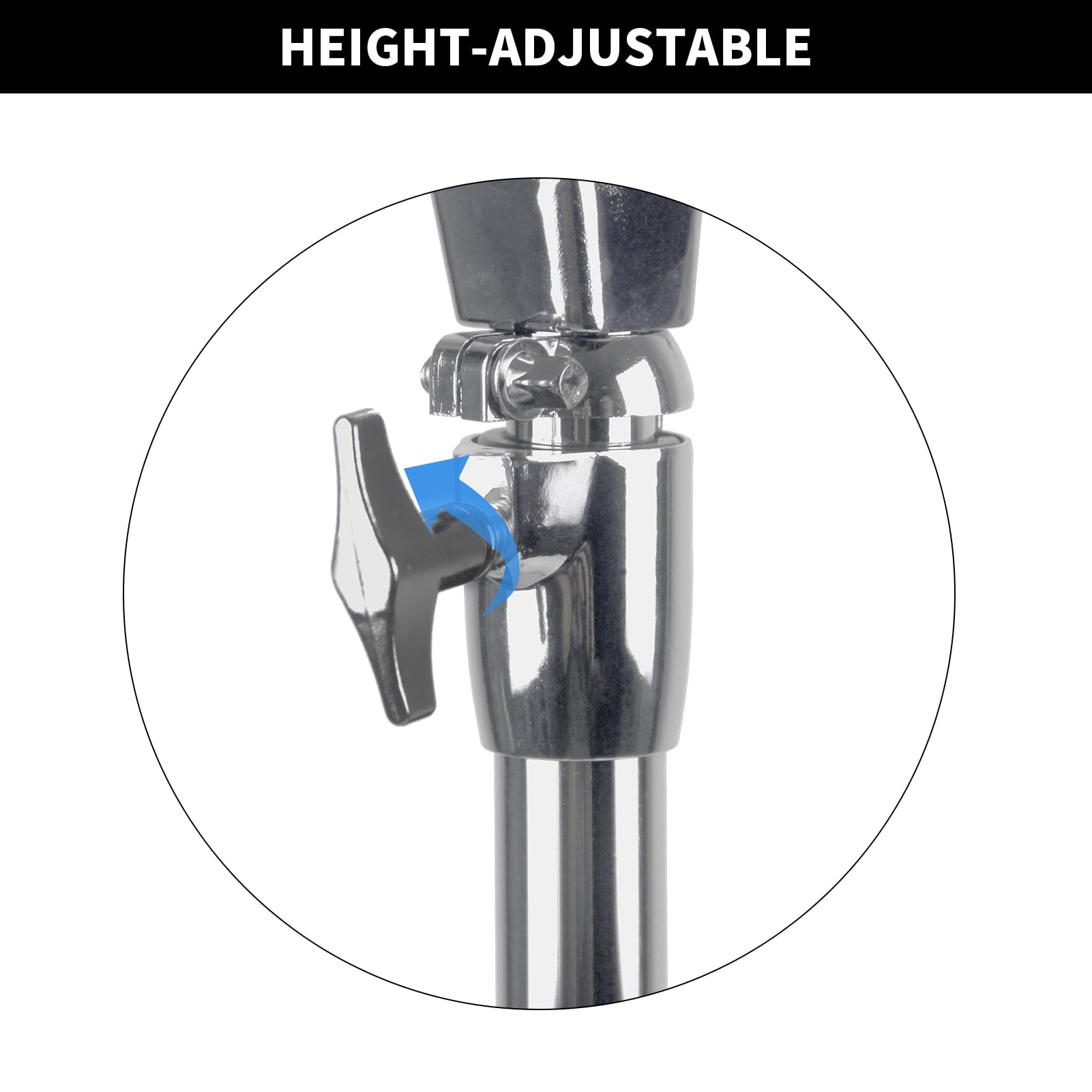 2 Pack Boom Cymbal Stand + Drum Sticks Holder + Two Pair Of 5A Drum Sticks, Adjustable Cymbal Stand With Counterweight Adapter F