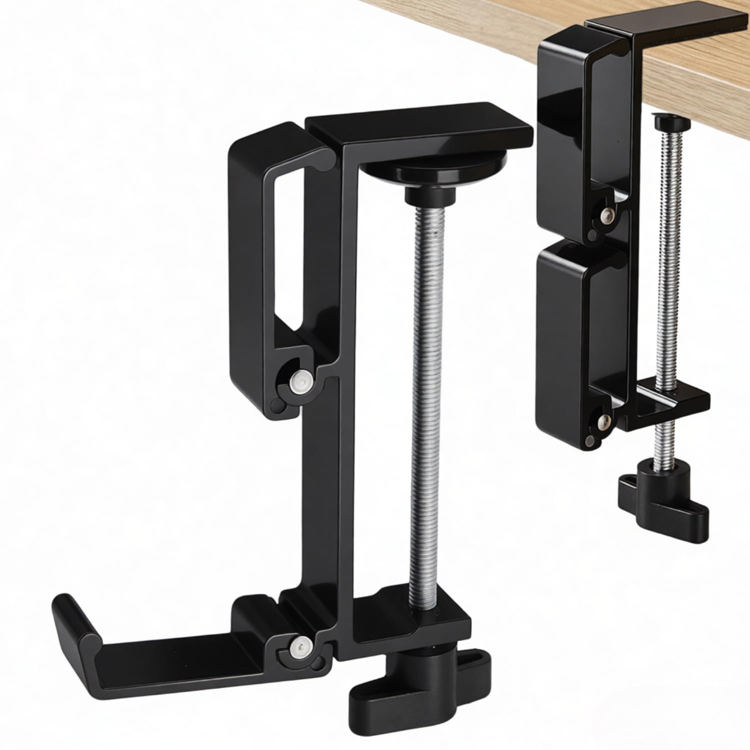 JAKO New Foldable Headphone Stand for Desk, Aluminum Alloy Headphone Holder - Headset Stand Hook Space Save Mount, Universal Fit