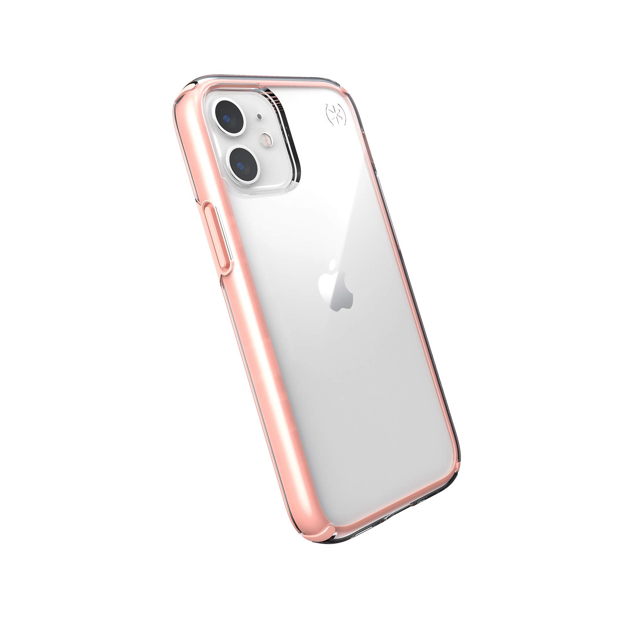 Speck Products Presidio Perfect Clear Impact Geo Iphone 12 Mini Case, Clearrosy Pink (138479 9356)