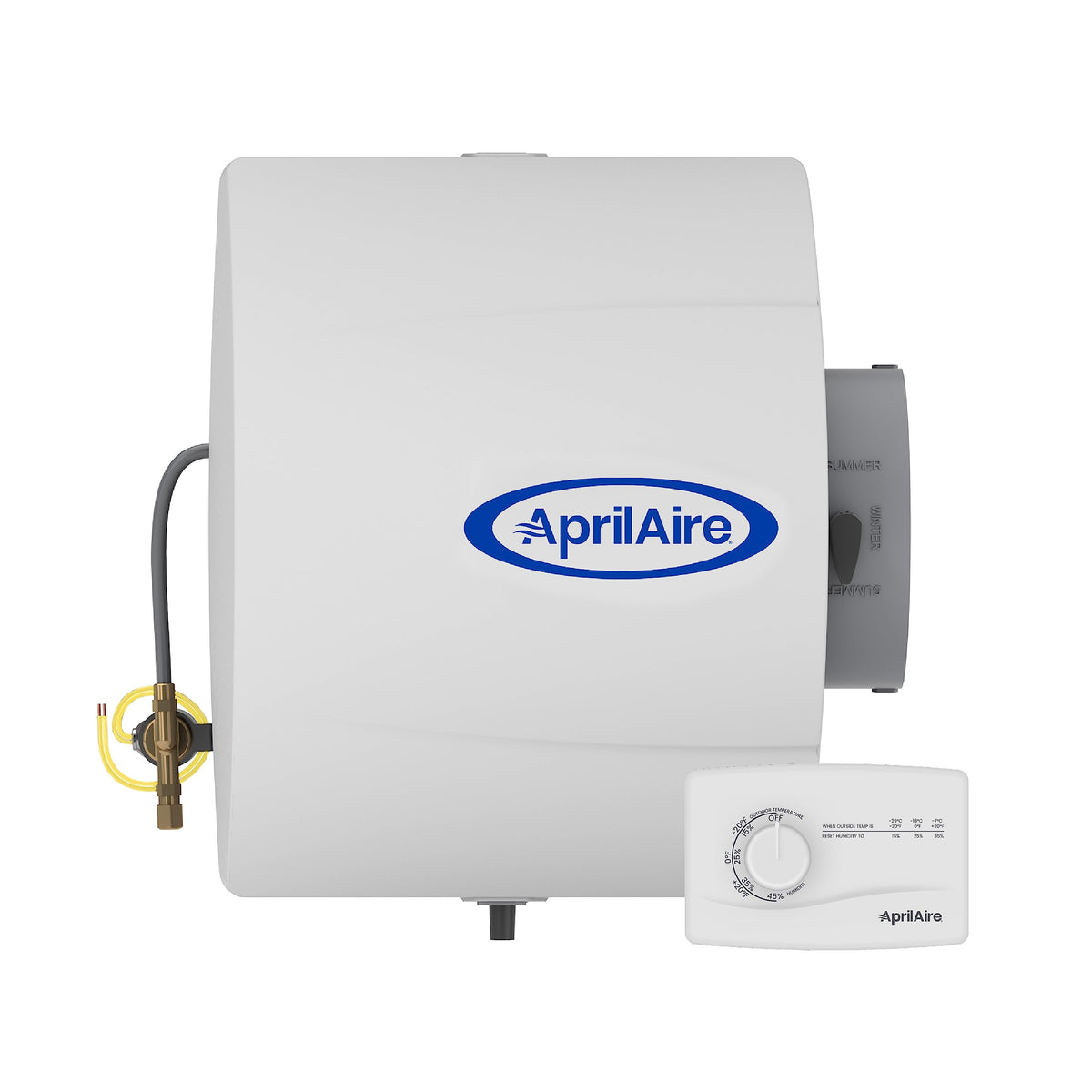 Aprilaire 400M Whole House Humidifier, Manual Water Saver Furnace Humidifier, Large Capacity Whole House Humidifier For Homes Up