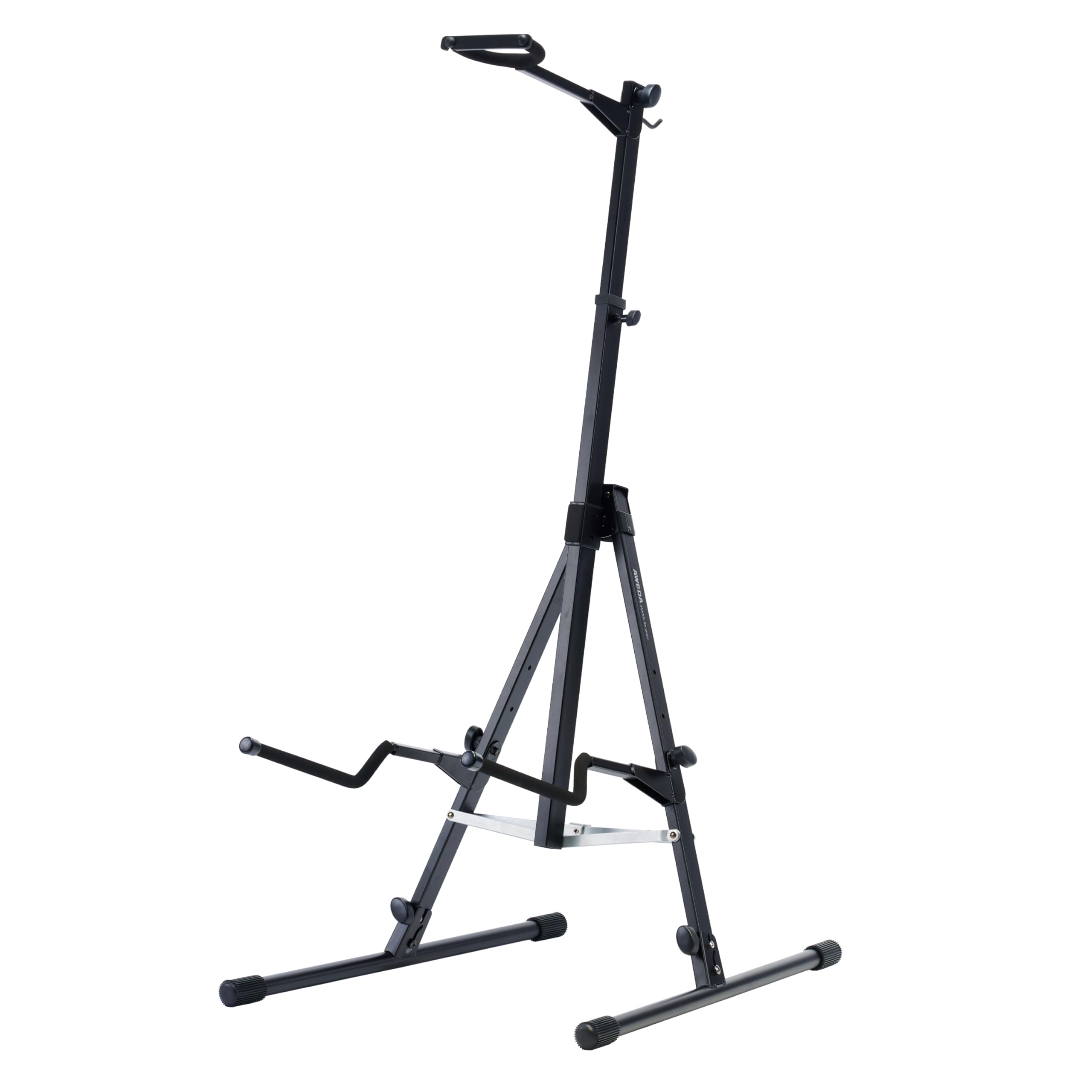 AWEDA Acoustic Double Bass Stand Adjustable Neck and Support Arms Portable Cross-bar Structure