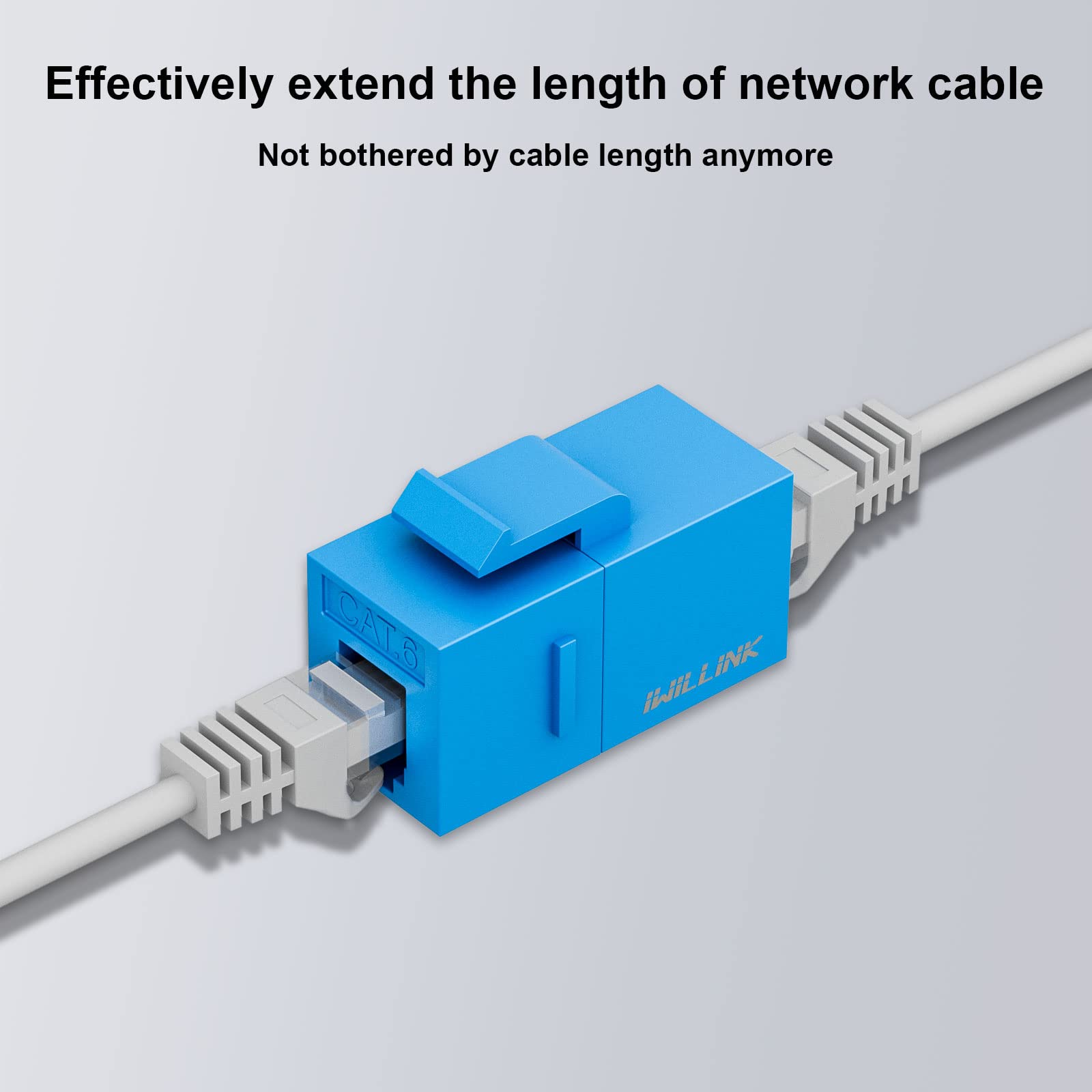 Iwillink Rj45 Cat6 Keystone Coupler 25 Pack, Female To Female Cat6 Keystone Jack, Utp Keystone Coupler Insert, Ethernet Coupler,