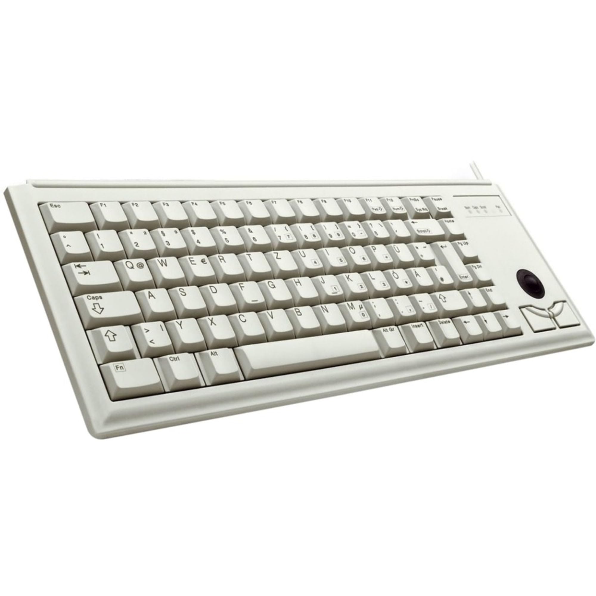 Cherry G84 Ultraslim Keyboard W/Trackball (International), Light Gray   83 Key