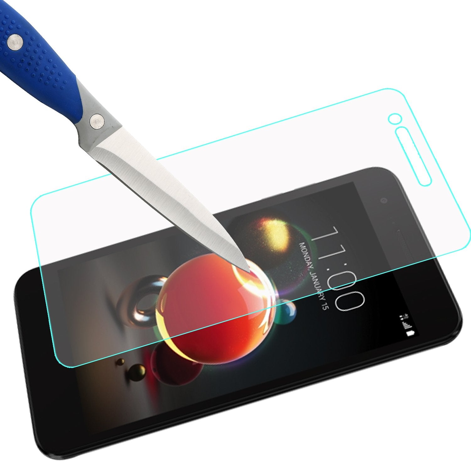 Mr.Shield [3 Pack] Designed For Lg K8+ / Lg K8 Plus (2018) [Tempered Glass] Screen Protector [Japan Glass With 9H Hardness] With