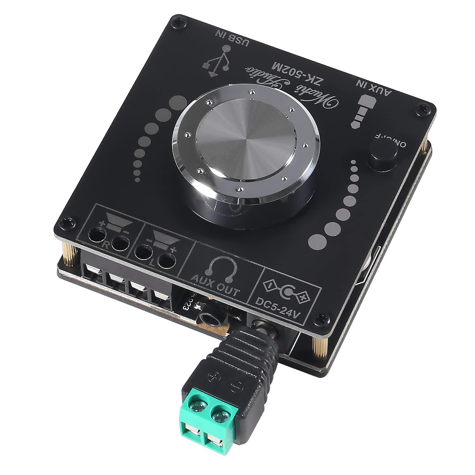 Diitao 50Wx2 Bluetooth Amplifier Mini 2.0 Stereo 50W+50W Dual Channel Power Output Dc 12V Amp Amplificador Home Theater Aux Usb