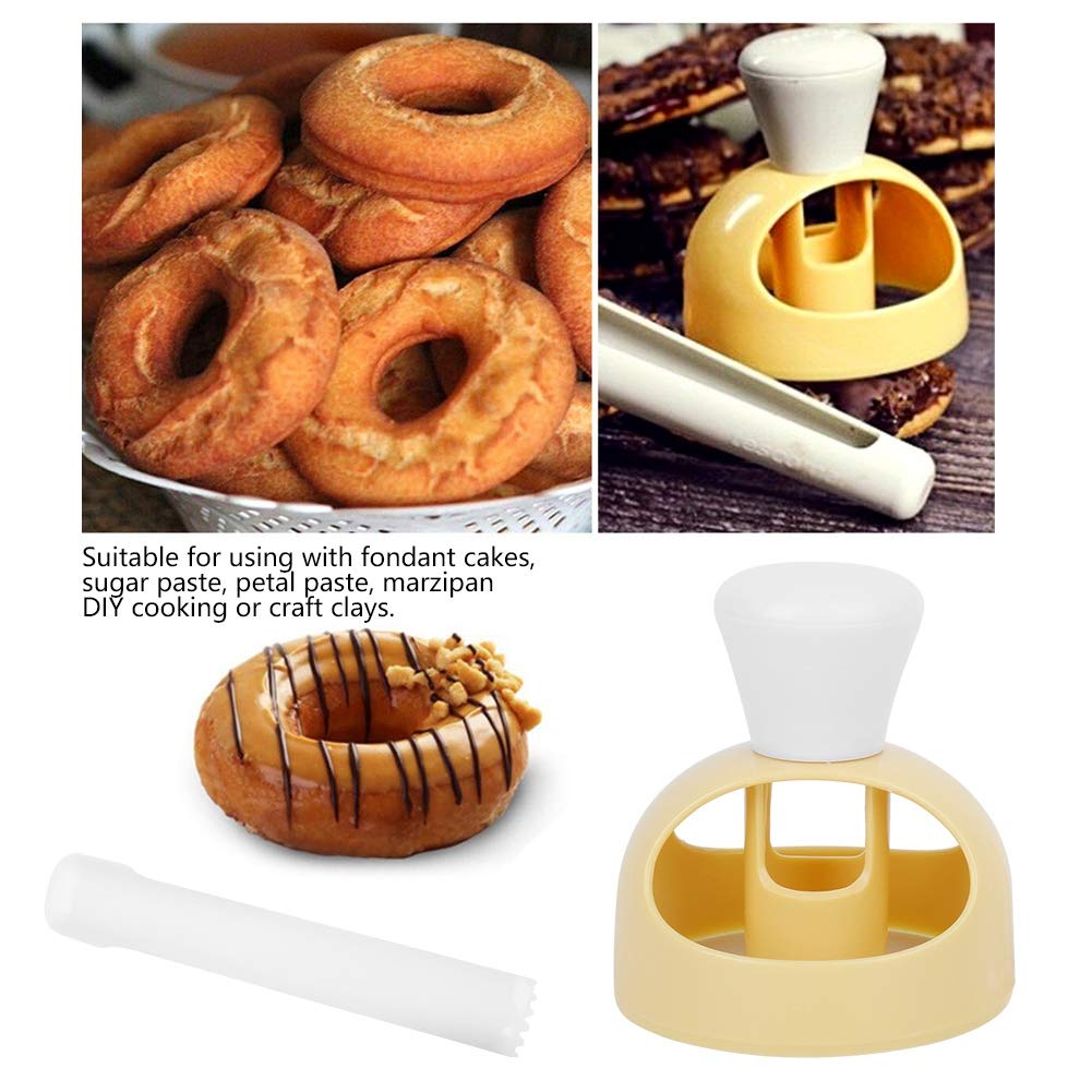 Donut Cutter With Dipping Plier, Donut Maker Diy Doughnut Cutter Biscuit Stamp Desserts Cutter Kitchen Baking Tool