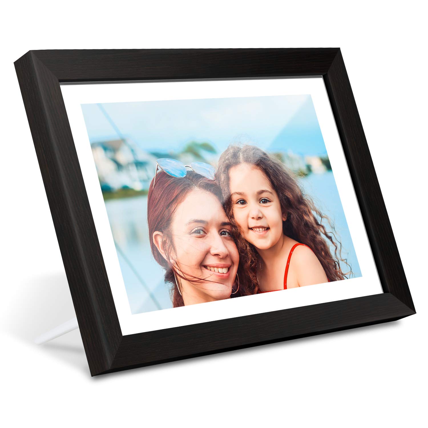 Aeezo Digital Picture Frame 10.1 Inch 1280X800 Ips Touch Screen Wifi Smart Digital Photo Frame With 16Gb Storage, Auto Rotate Ea