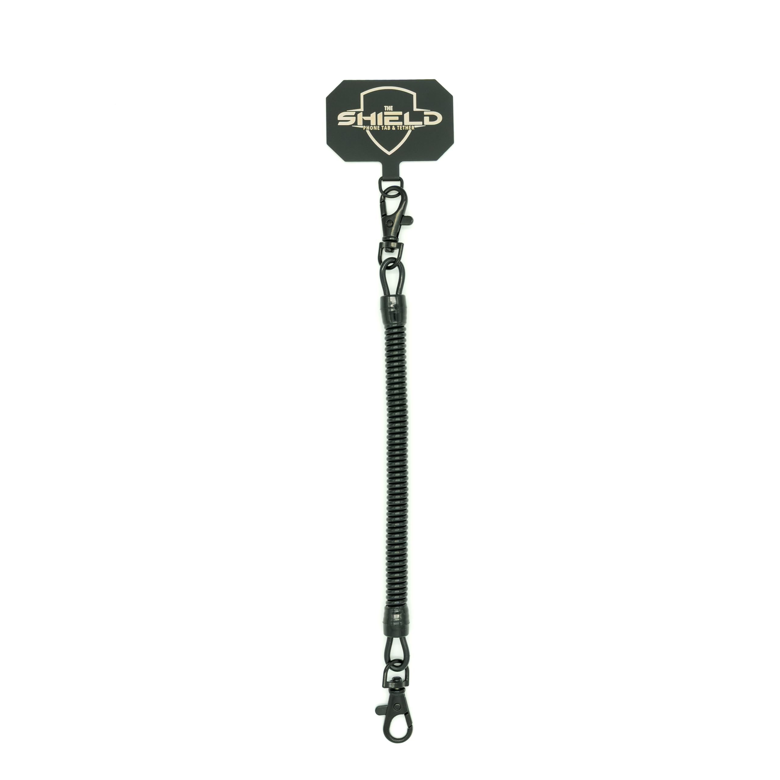 Rogue Fishing The Shield Phone Tab & Tether - Anti Theft Strap with Retractable Phone Tether - Waterproof Leash Lanyard for Kaya