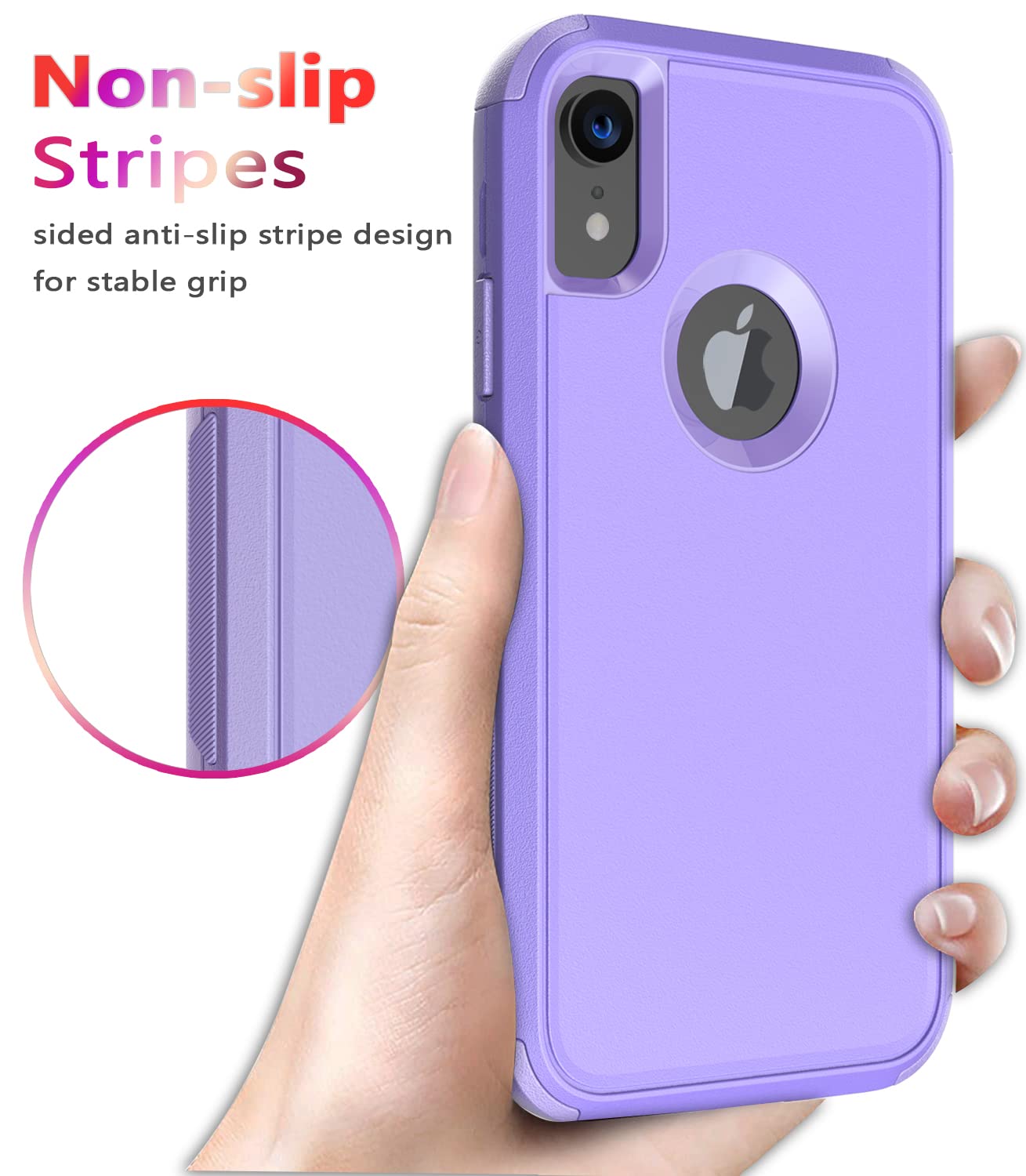 Diverbox For Iphone Xr Case [Shockproof] [Dropproof] [Dust Proof],Heavy Duty Protection Phone Case Cover For Apple Iphone Xr (Pu
