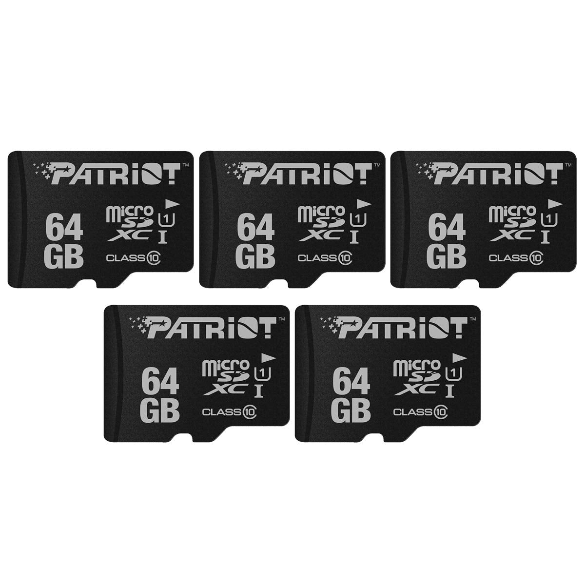 Patriot Lx Series Micro Sd Flash Memory Card 64Gb   5 Pack