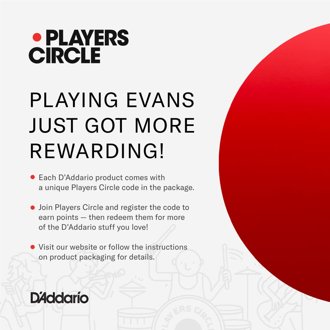 Evans Drum Heads - G1 Coated Tom Drumhead, 12 Inch