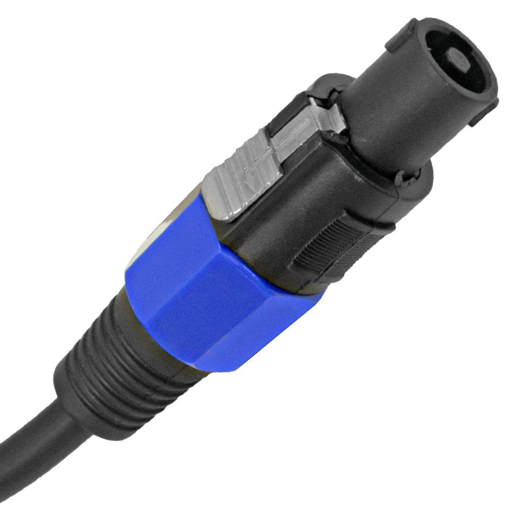 Seismic Audio - Spxc-10-4Pack - 4 Pack Of 10 Foot Professional Speakon Extension Cables - Speakon Male To Speakon Female - 12Awg