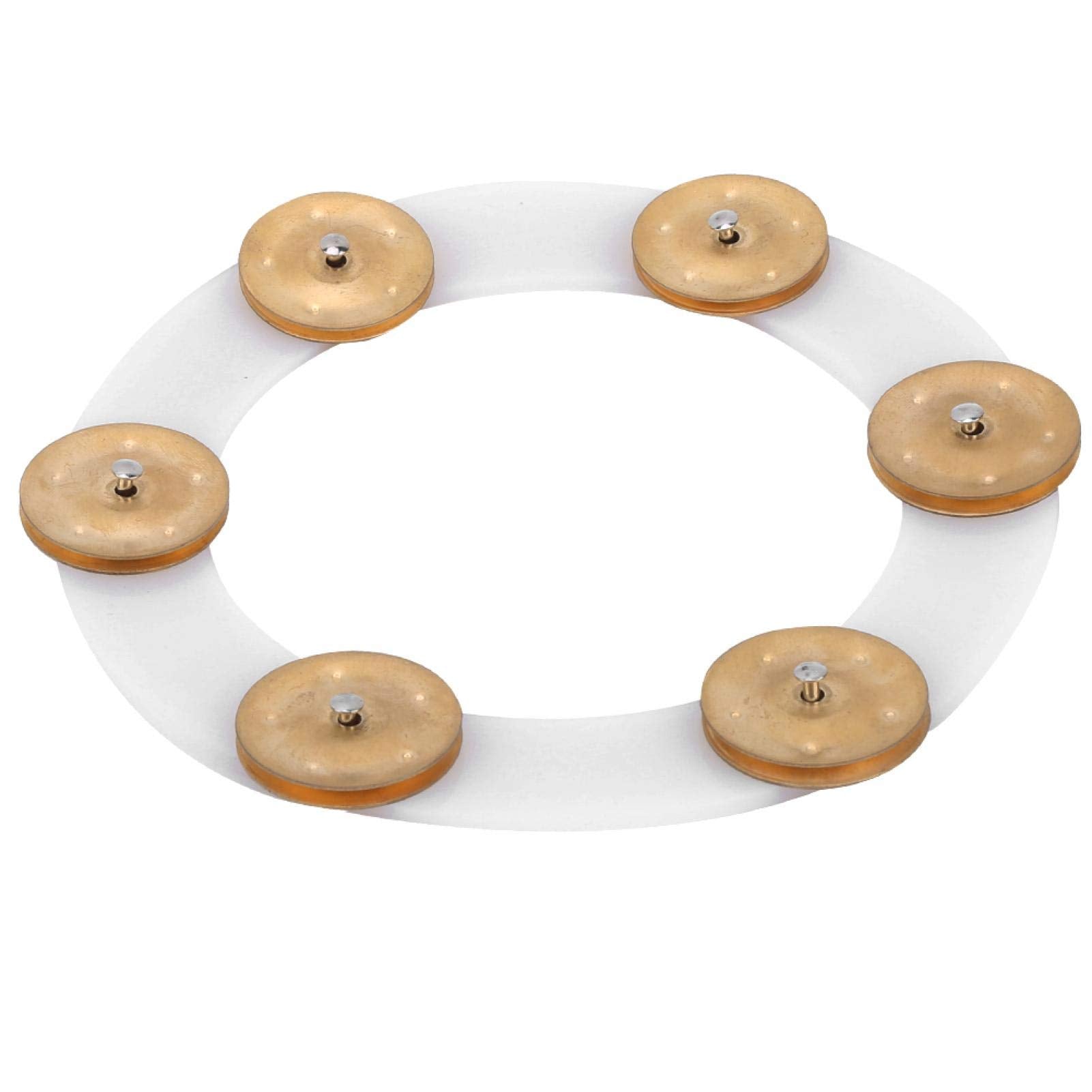 Drum Set Hi Hat Tambourine, AntiCorrosion Drum Hi Hat Tambourine Durable for Professional Use for Performance for General Purpo