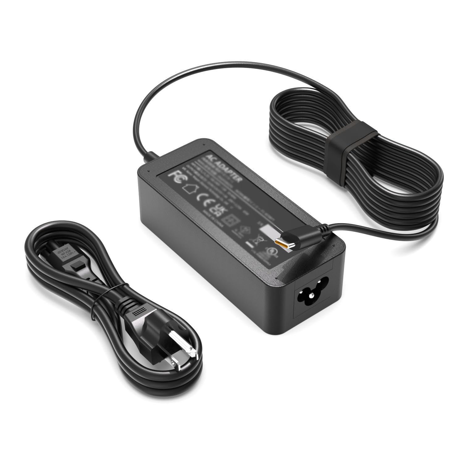 Ac Charger For Lenovo Thinkpad Yoga, T480 T480S T490, C940 C930 C740 730 7I 9I, (Ul Safety Certified), Usb C Connector, 65W 45W