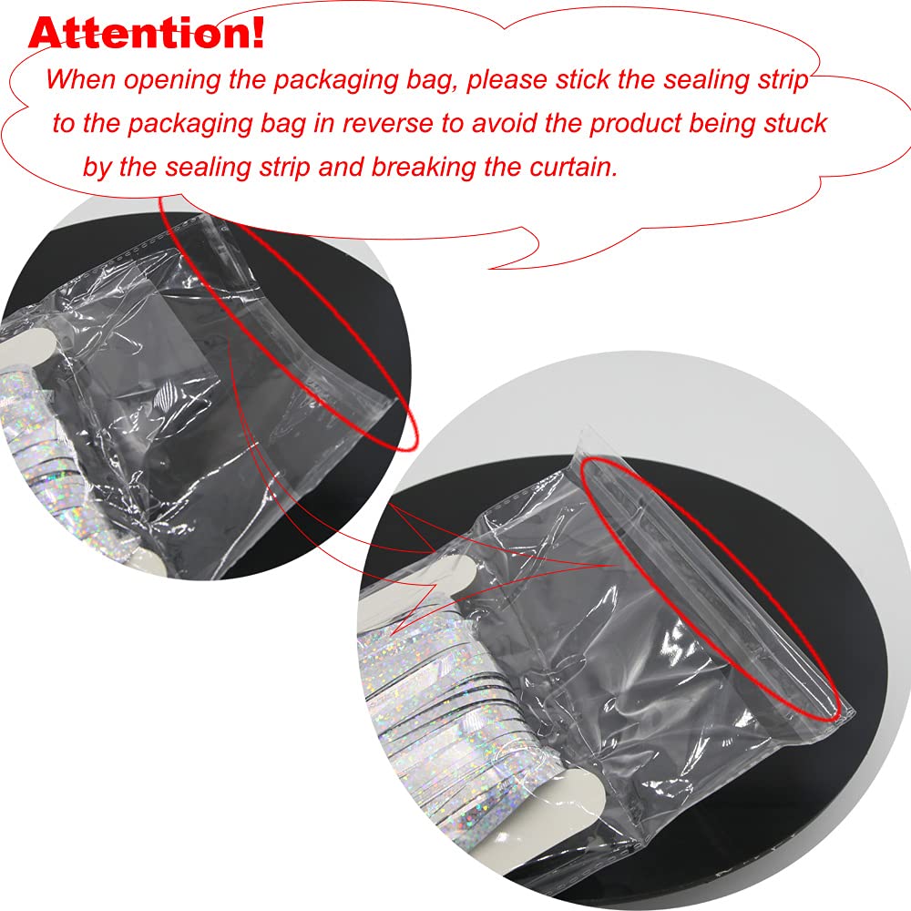 White Fringe Backdrop Curtain For White Party Decorations  6.5X6.5Ft, Pack Of 2 | Lilf White Curtain Backdrop Tinsel Streamers F