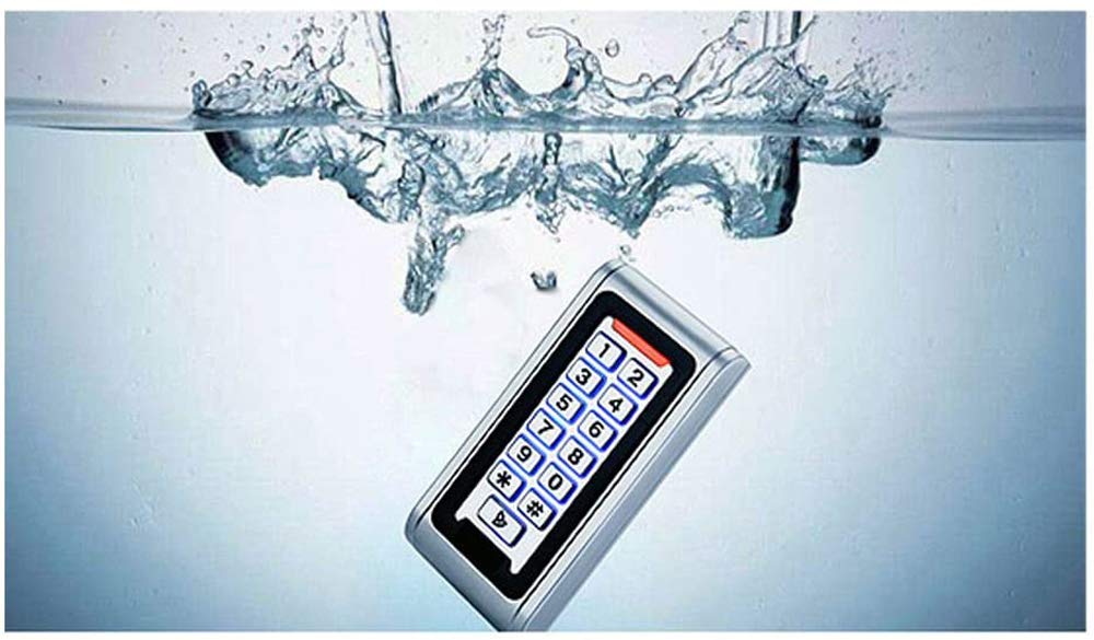 Mengqi Control Indoor Outdoor Install Waterproof 1 Door Access Control System Metal Keypad Reader Rfid Pin Code Open 600Lbs Magnetic Lock 110V Power Supply Box Management Software App Remote Open Door