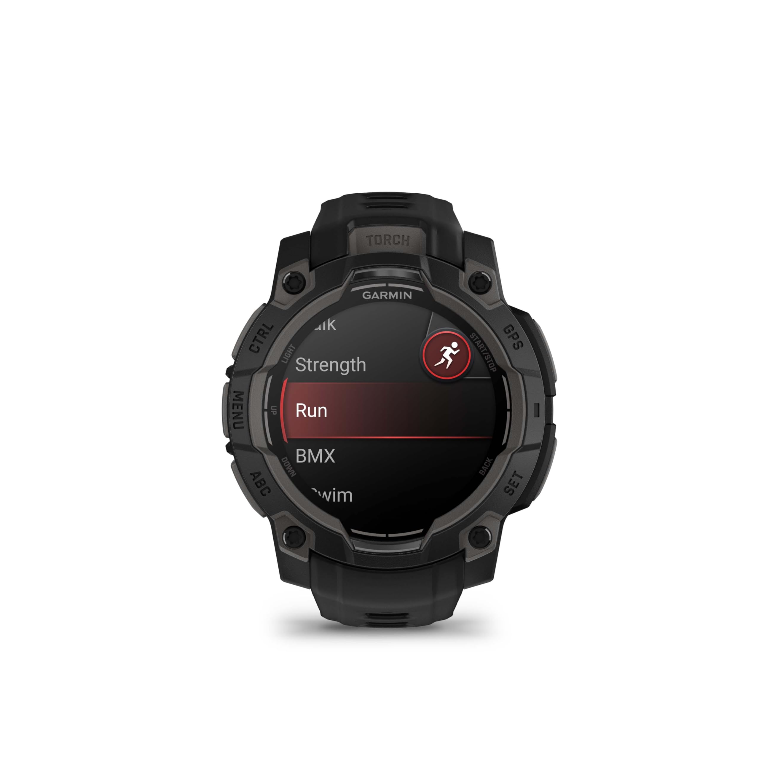 Wearable4U Garmin Instinct 3 45Mm, Amoled Display, Rugged Outdoor Gps Smartwatch, Metal Reinforced Bezel, Built In Flashlight, U