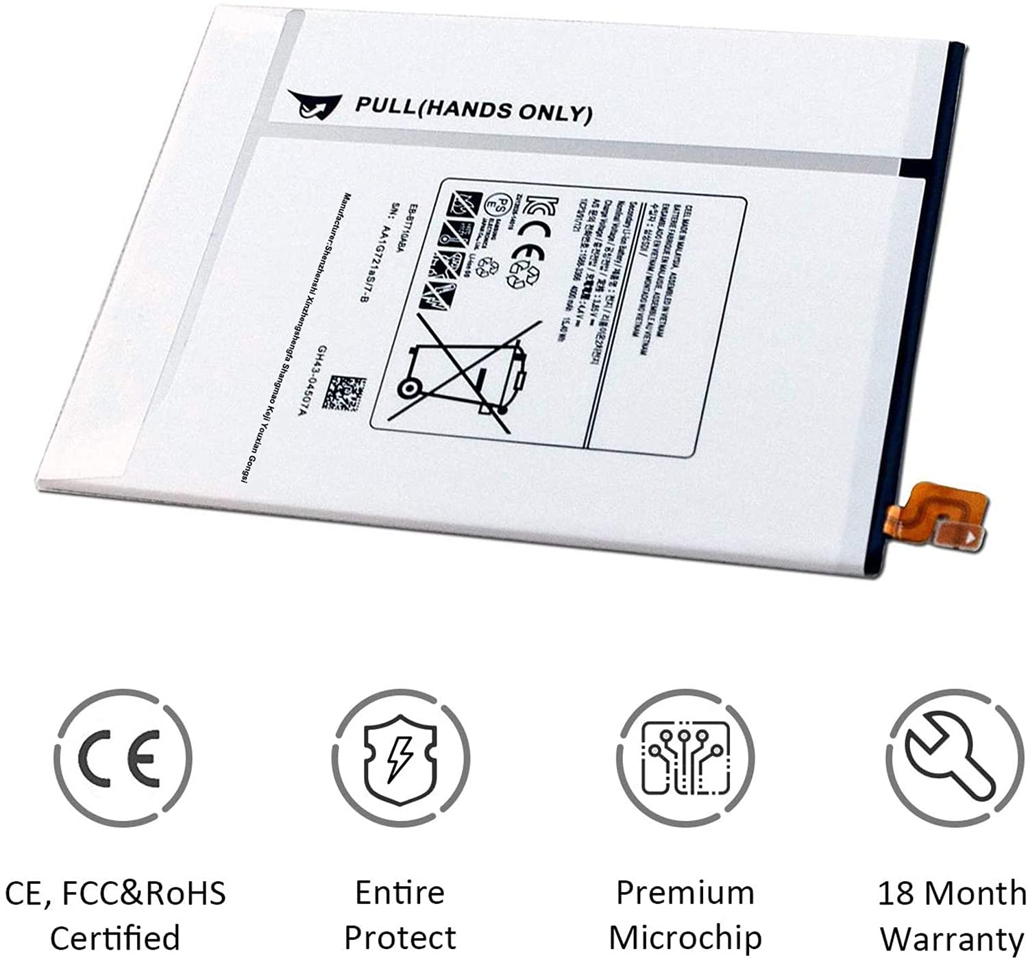 Eb Bt710Abe Eb Bt710Aba Tablet Battery Replacement For Samsung Galaxy Tab S2 8.0'' 3G Wifi Lte A Sm T710 T710X T713 T715 T715N T