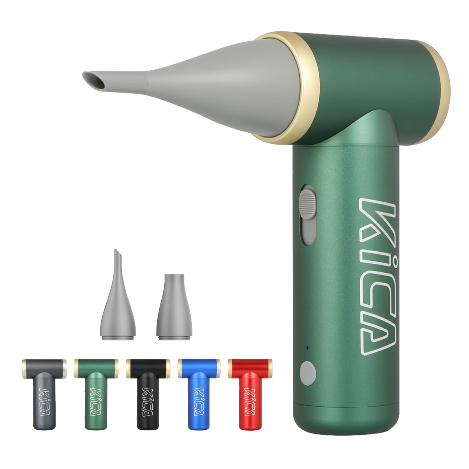 Kica Jetfan 2.0 Electric Air Duster For Computer,Keyboard,House Cleaning,Airbed Inflation,Camera Lens,Rechargeable,Speed Control