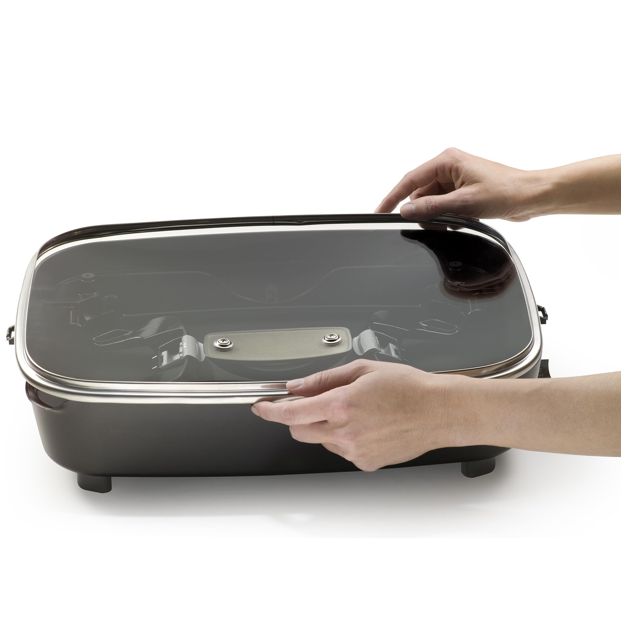 Presto 06857 16 Inch Electric Foldaway Skillet, Black