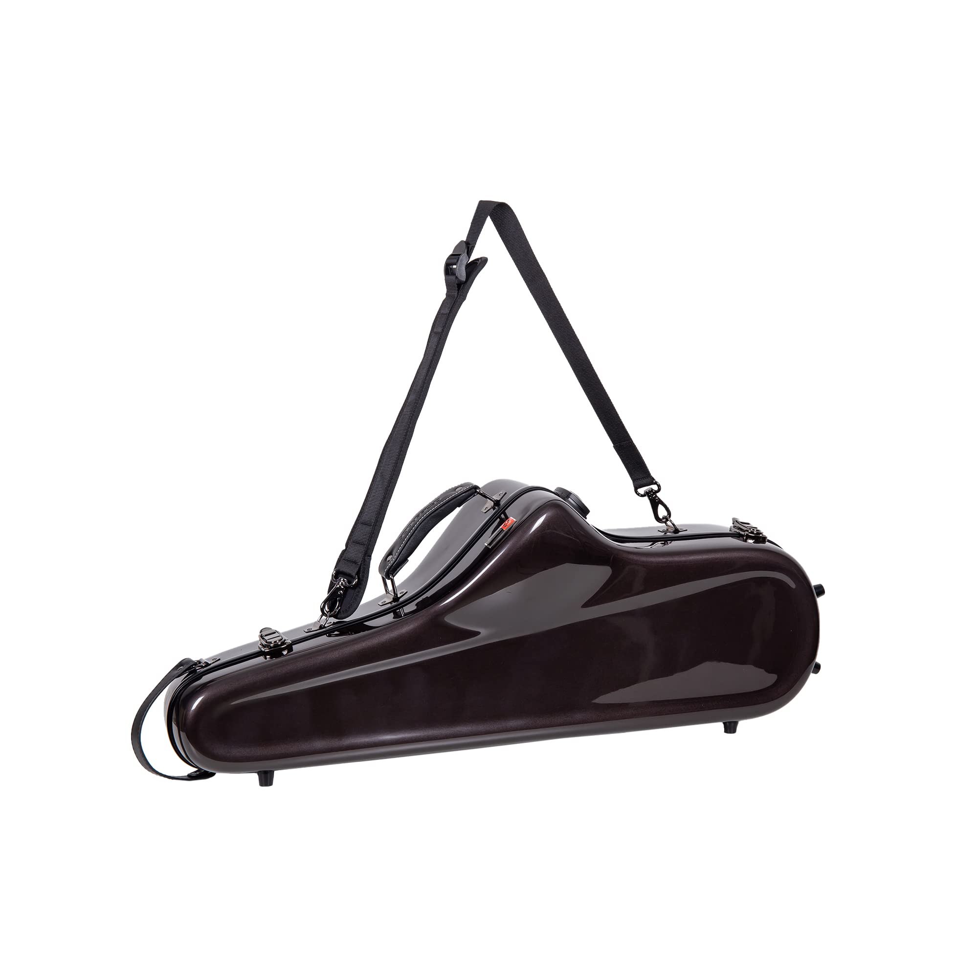 Crossrock Pro Grade Tenor Saxophone Case | Space Gray, Tsa Lock, Stylish & Elite Protection, Detachable Straps, Accessory Pocket