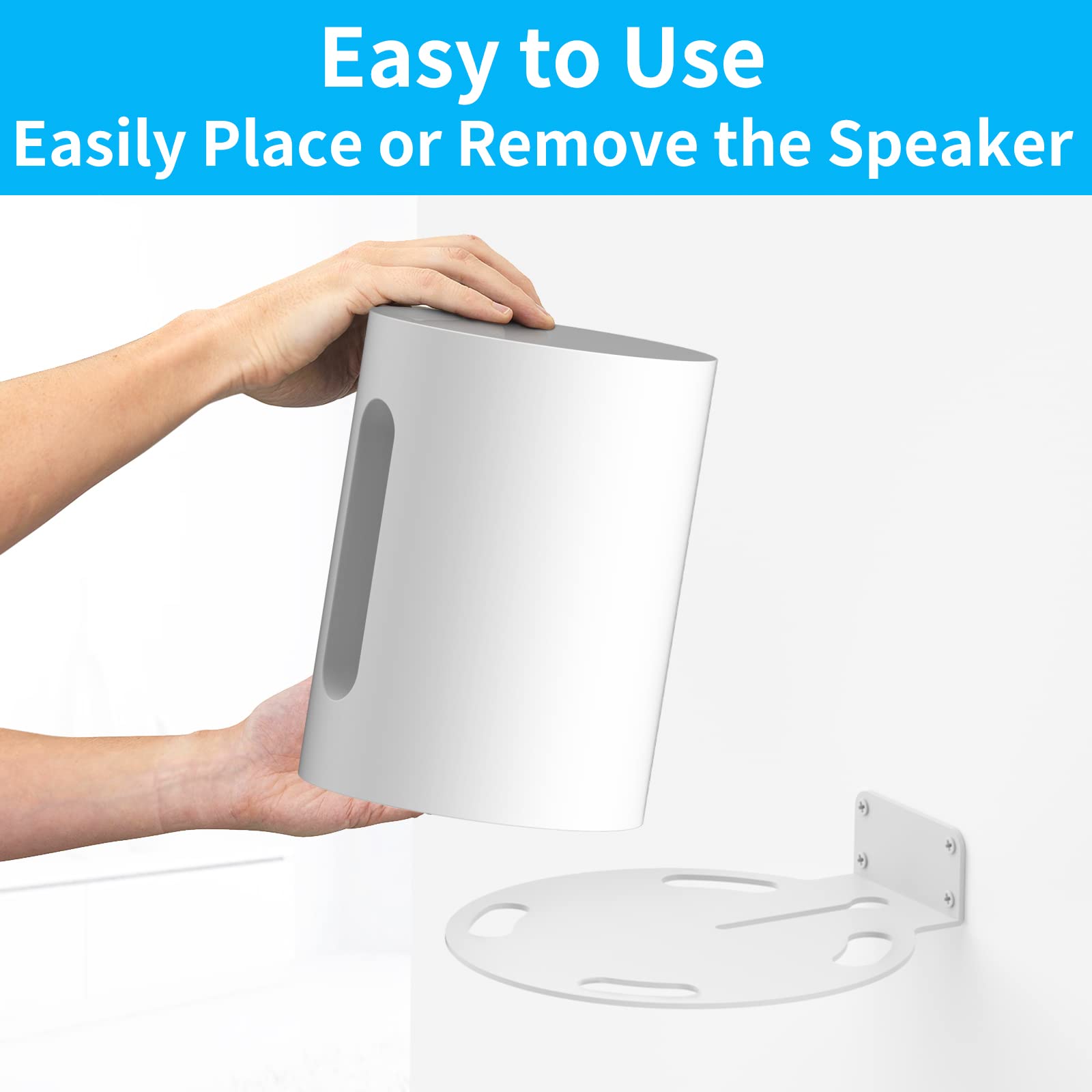 Heavy Duty Wall Mount Bracket For Sonos Sub Mini Mount Easy To Install Compatible With Sonos Sub Mini Subwoofer Bracket With Har