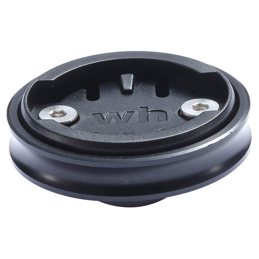 Dymoece Bicycle Stem Top Cap Computer Mount Adapter For Wahoo Elemnt,Elemnt Bolt,Elemnt Mini (Black)