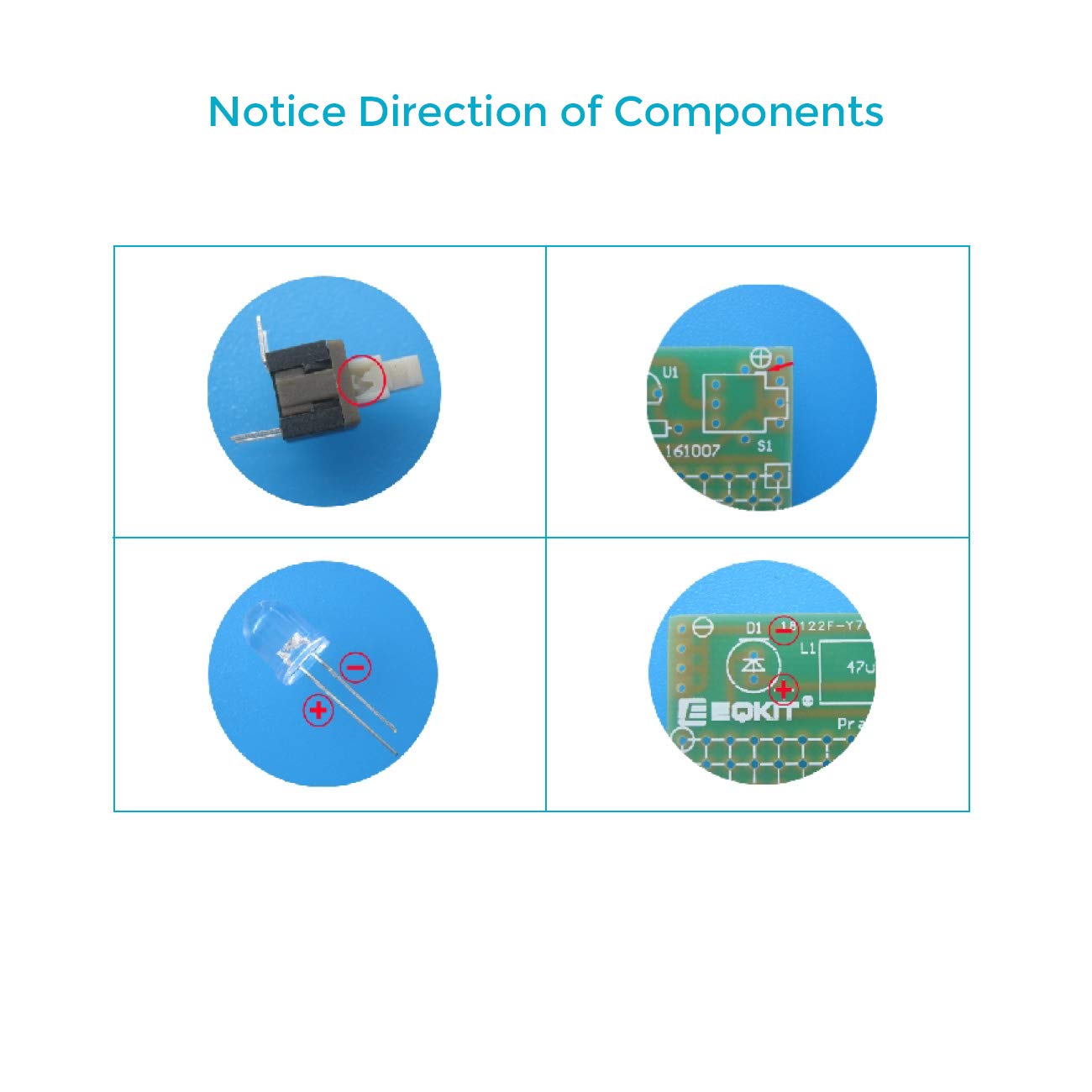 Mioyoow 2 Pack Simple Flashlight Diy Kit Module For Soldering Electronics Practice Funny Diy