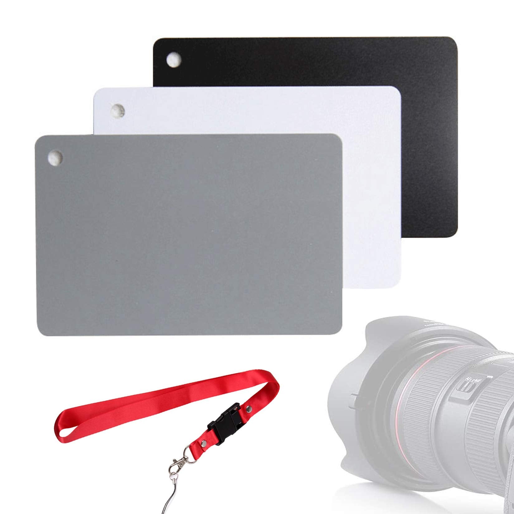 Grey Card White Balance Card 18% Exposure Photography Card Custom Color Calibration Dslr/Slr/Evil Camera Checker For Digital Pho