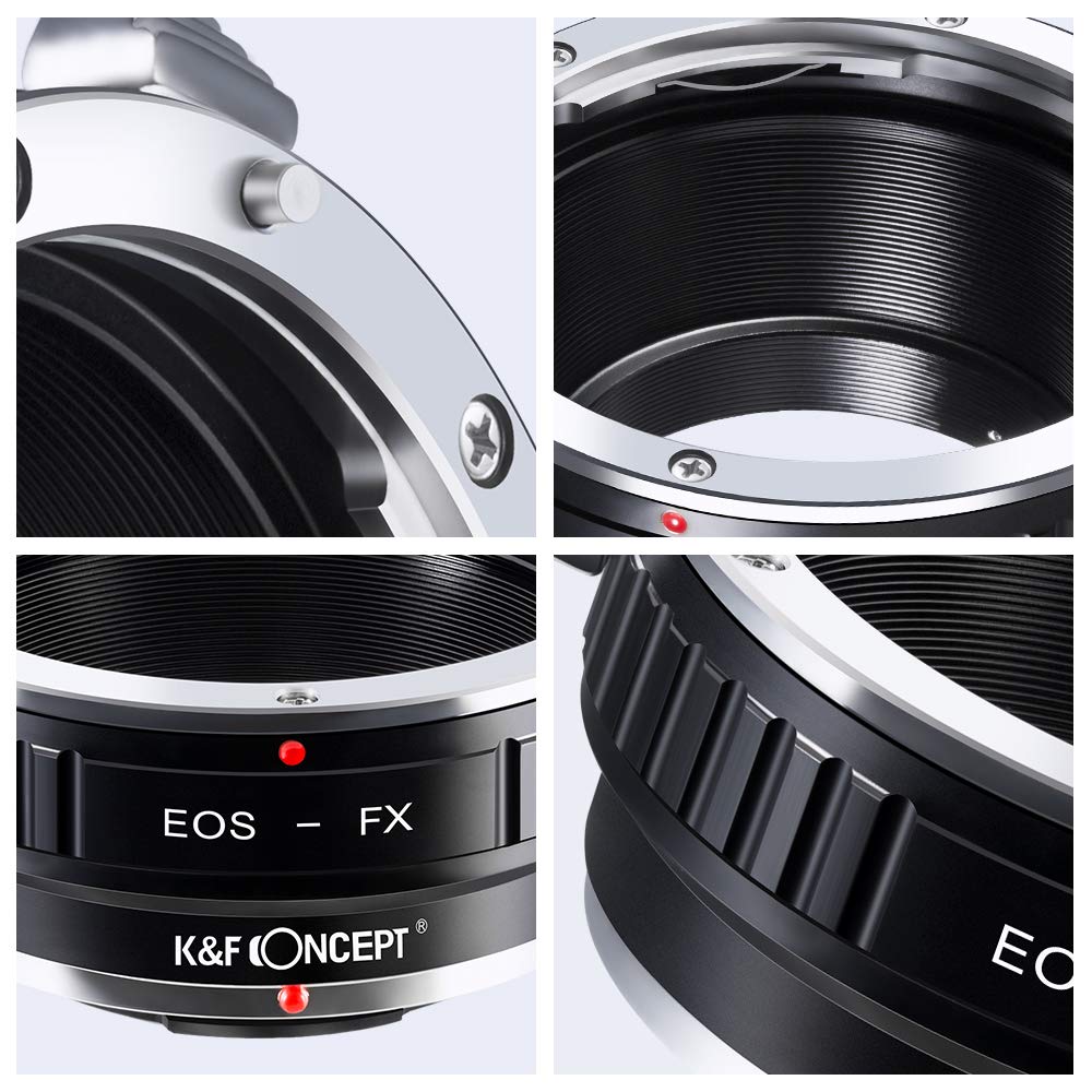K&F Concept Lens Mount Adapter Eos Ef/Efs Lens To Fuji Fx Mount X Pro1 X Camera X Series Mirrorless Cameras