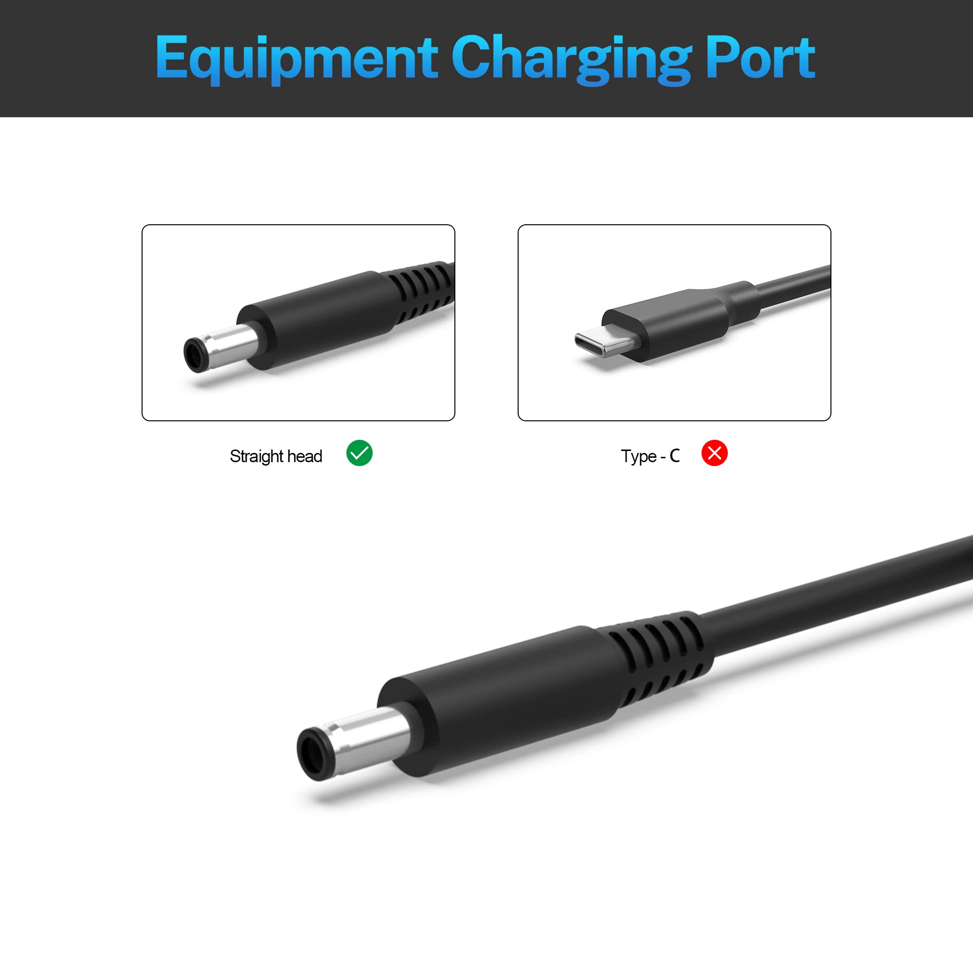 65W 45W Ac Laptop Charger Fit For Dell Latitude 3520 3420 3320 P108F001 Laptop Power Supply Adapter Cord