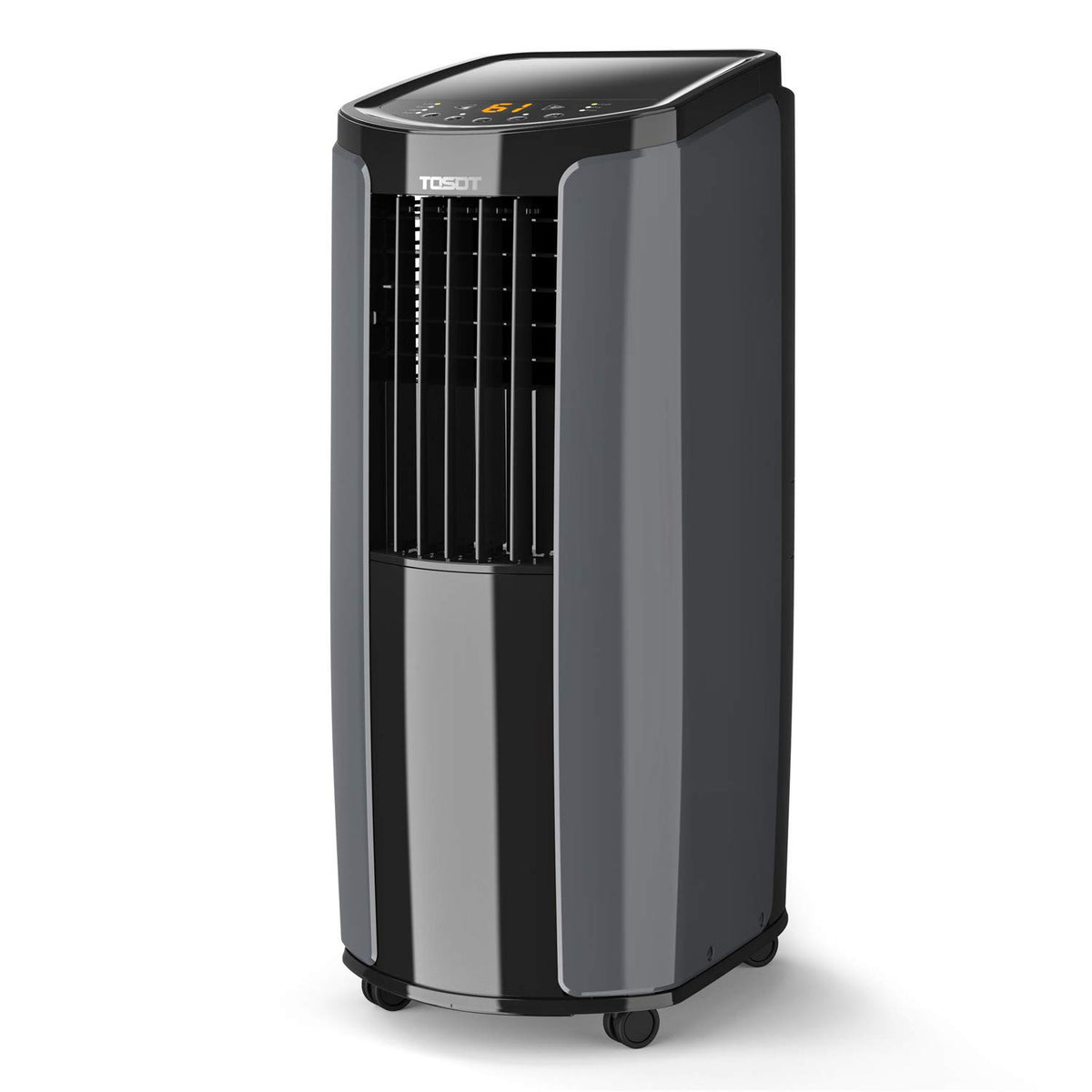 Tosot 10,000 Btu(Ashrae) 6,000 Btu (Doe) Portable Air Conditioner   Quiet, Remote Control, Built In Dehumidifier, Fan, Easy Wind