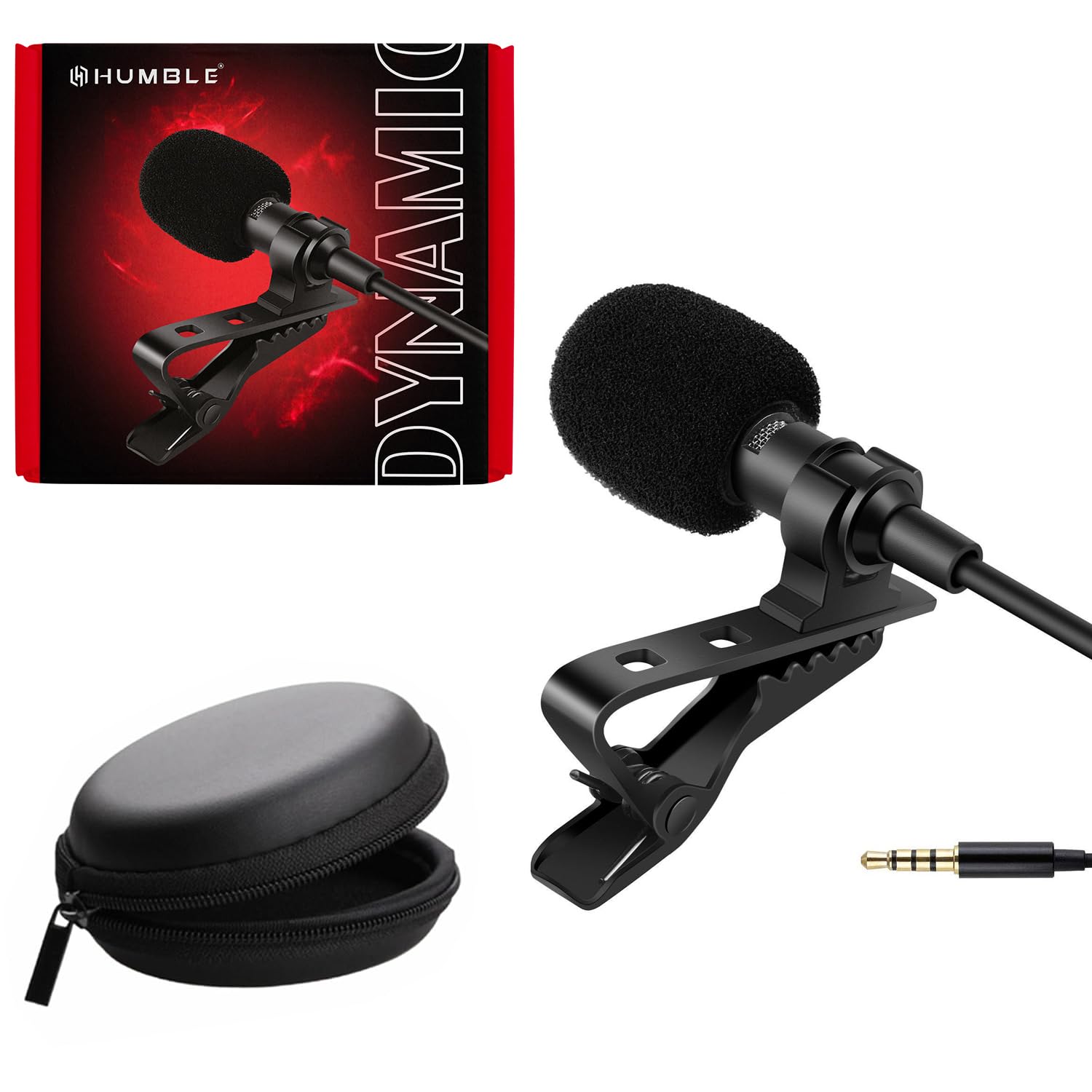 Humble HbM01 Lavalier Lapel Condenser Mic For Android, Usb 3.5Mm Microphone For Youtube Vlogging Facebook Interview Livestream