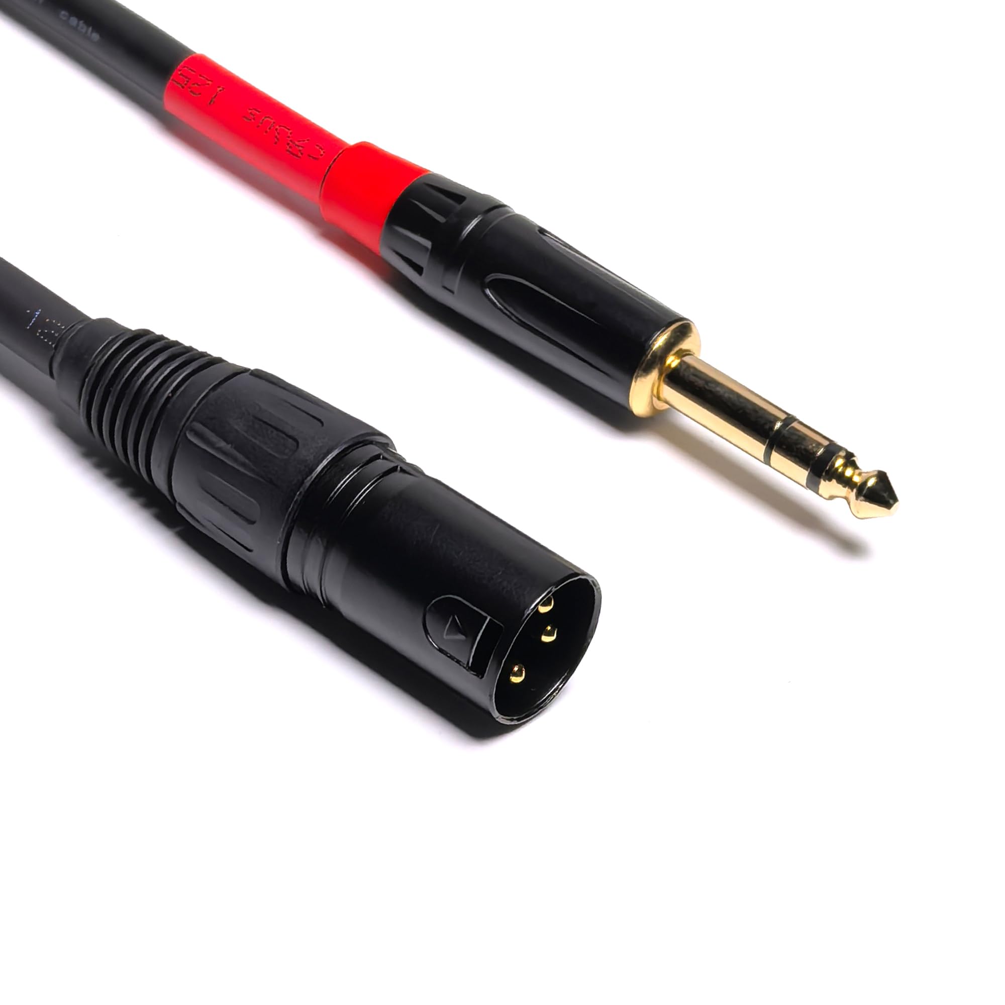 Suanqi 024 1/4 Inch Trs To Xlr Male Cable, Balanced 6.35Mm Trs Plug To 3 Pin Xlr Male, Quarter Inch Trs Male To Xlr Male Microph