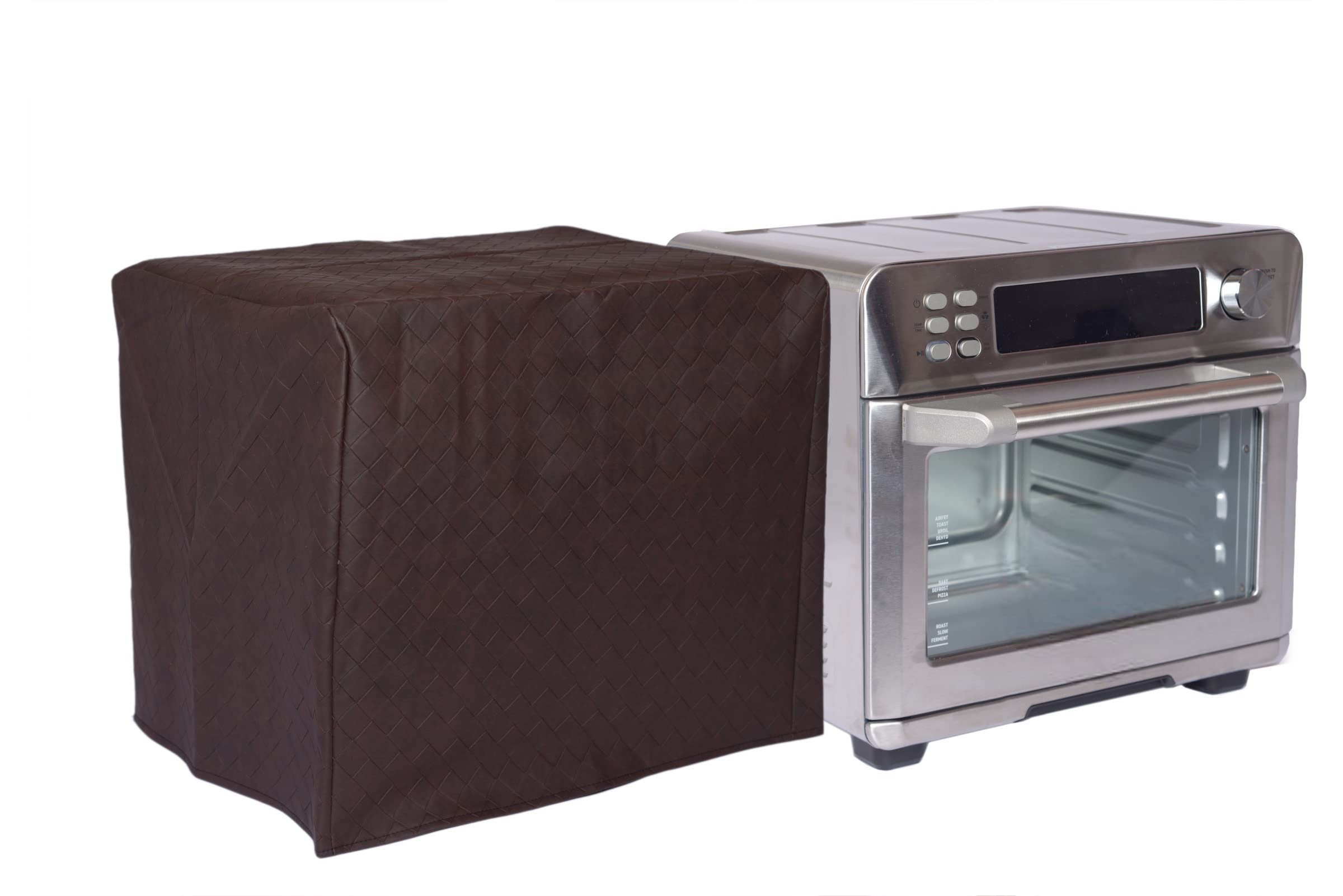 Perfect Dust Cover, Brown Cotton Cover Compatible With Ninja Dt251 Foodi 10 In 1 Smart Xl Pro Air Fry Oven, Anti Static And Wate