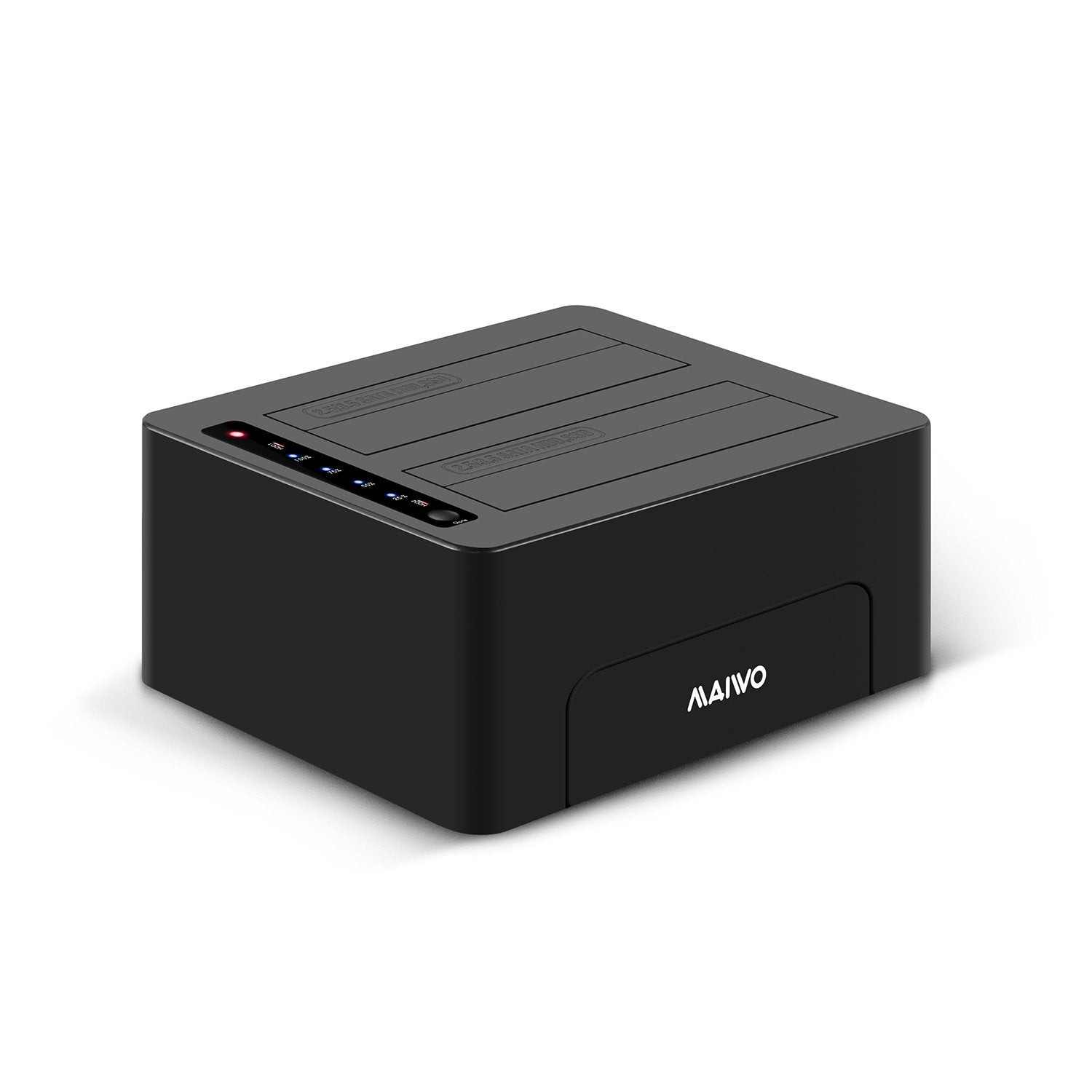 Maiwo K3082 USB 2.0 2.5 / 3.5 Sata HDD Mobile Hard Disk Drive Docking Station - Black