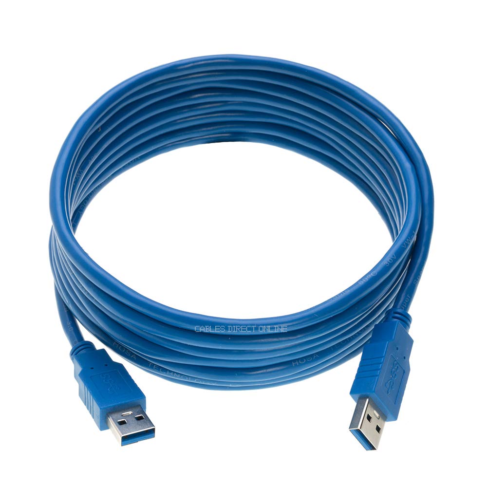 Usb 3.0 A Male To A/B/C Male Cable Cord 3Ft 6Ft 10Ft Data Wire Charger Printer Laptop Pc (10Ft, (A - Male) To (A -Male))
