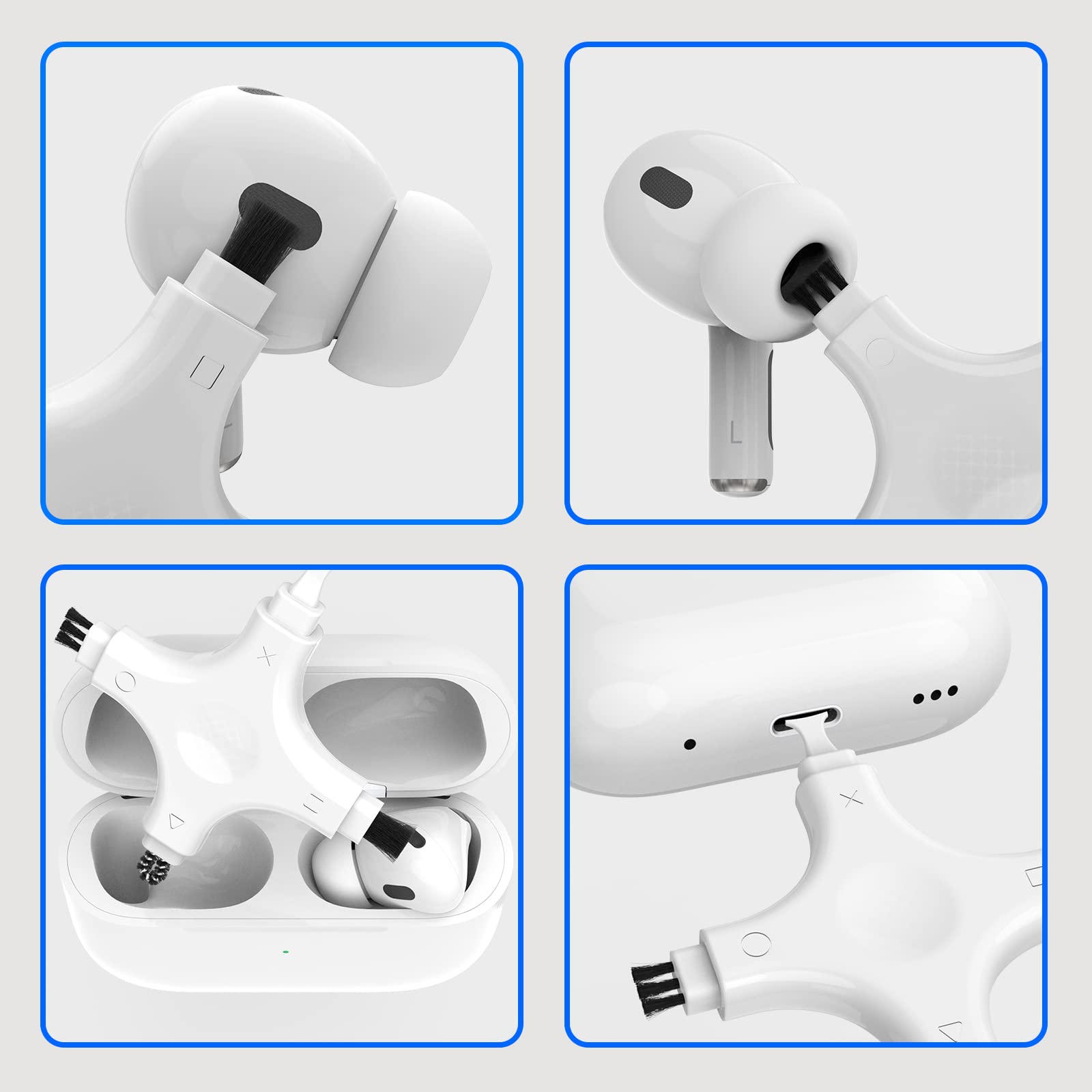 Codogoy Iphone Cleaning Kit Port Cleaner Repair & Restore Tool Soft Brush Cleaning Tool Fit For All Devices