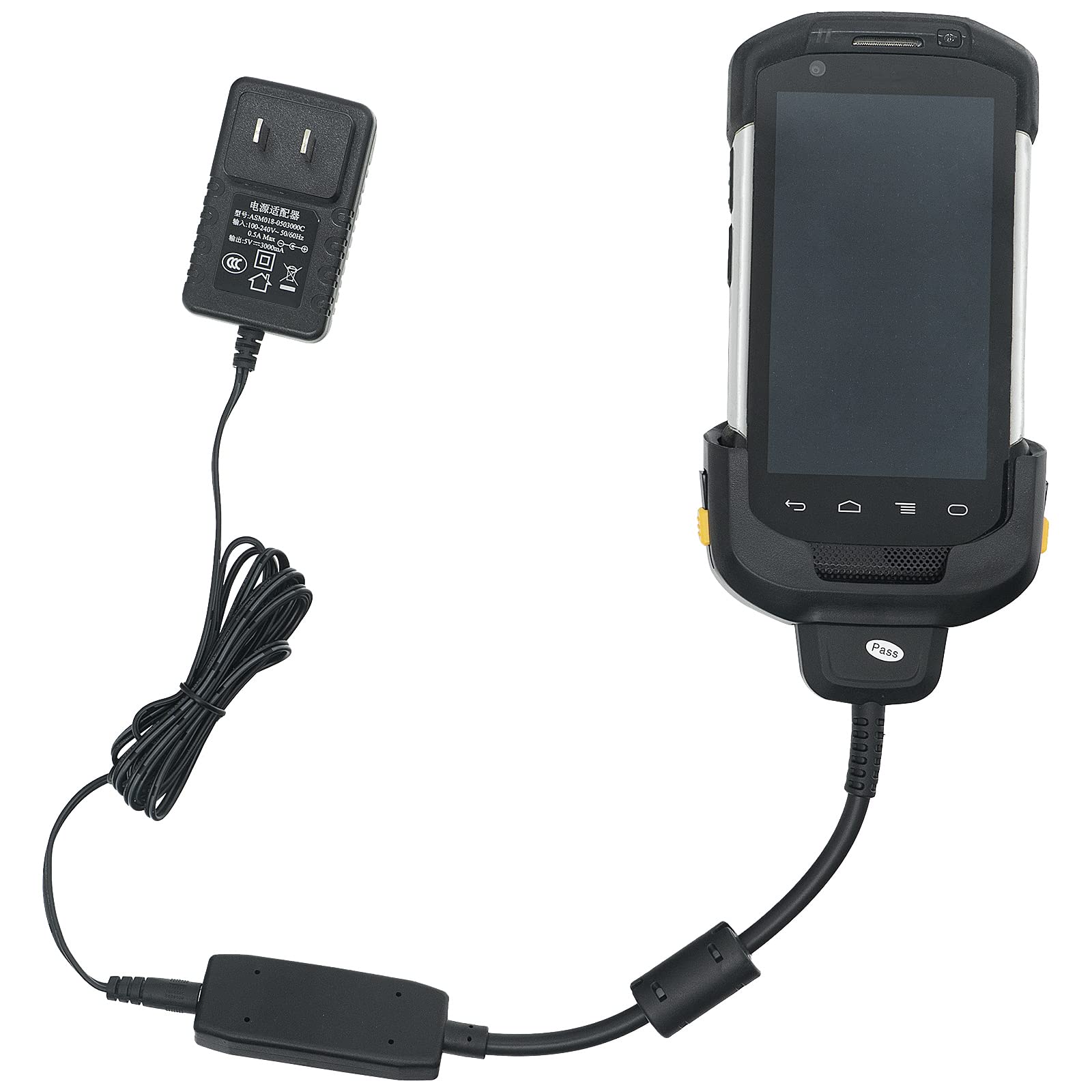 Tc70 Tc77 Tc72 Tc75 Tc70X Scanner Charger Cable For Symbol Zebra Pda, Android Barcode Scanners Charger, Includes Power Supply(Ch